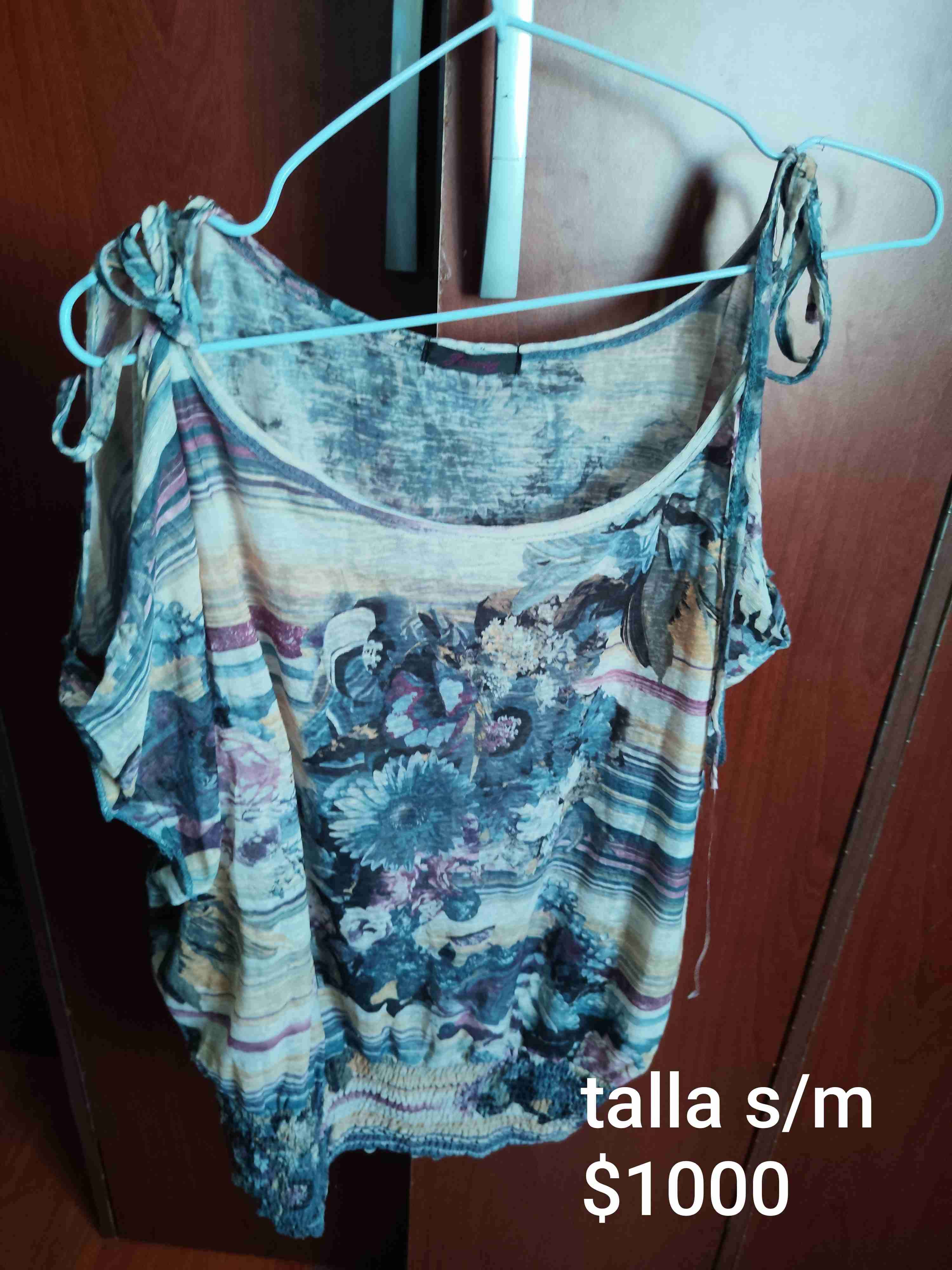 Blusa estampada multicolor - miniatura 3