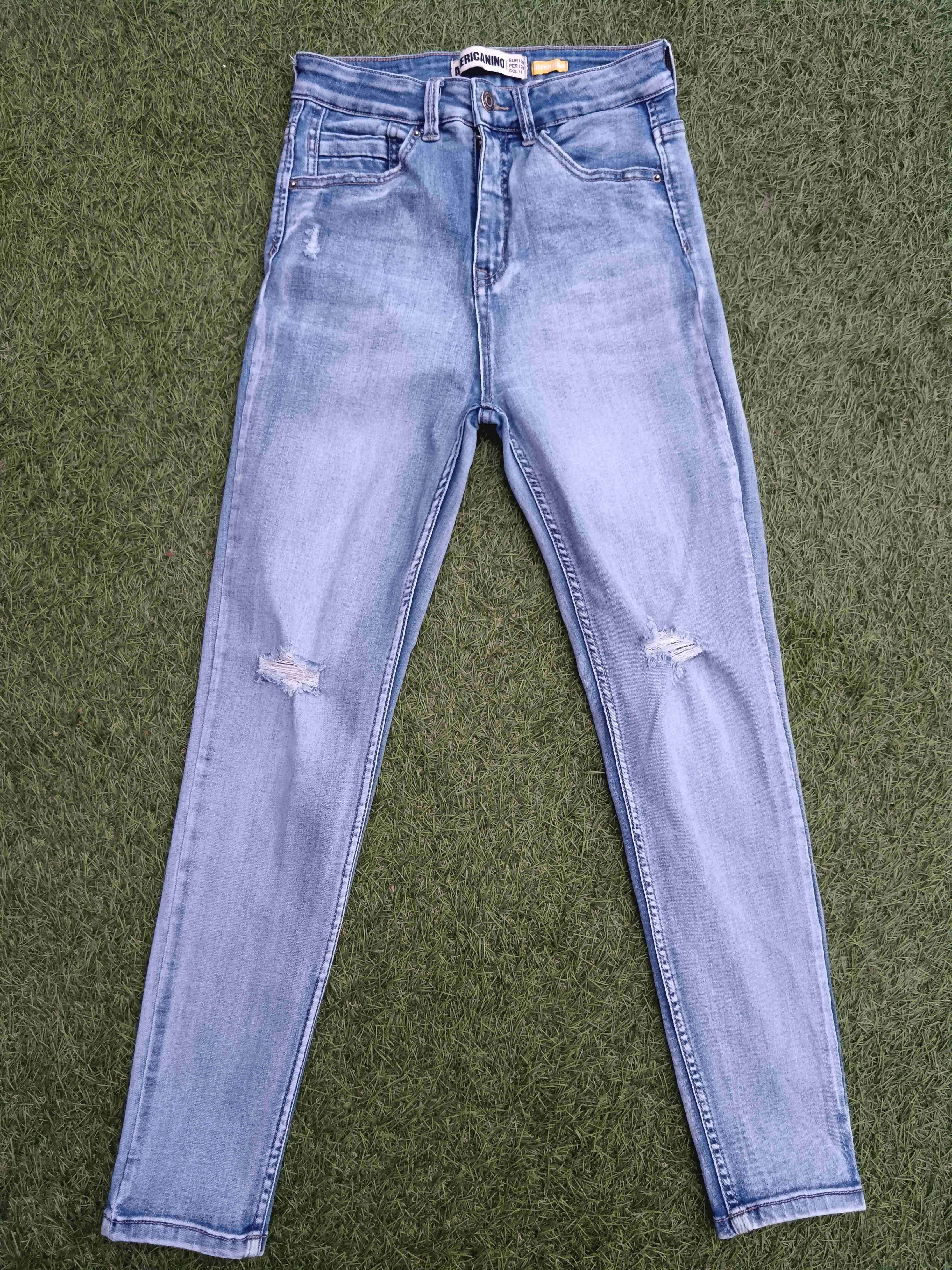 Jeans Americanino azul claro para mujer - miniatura 4