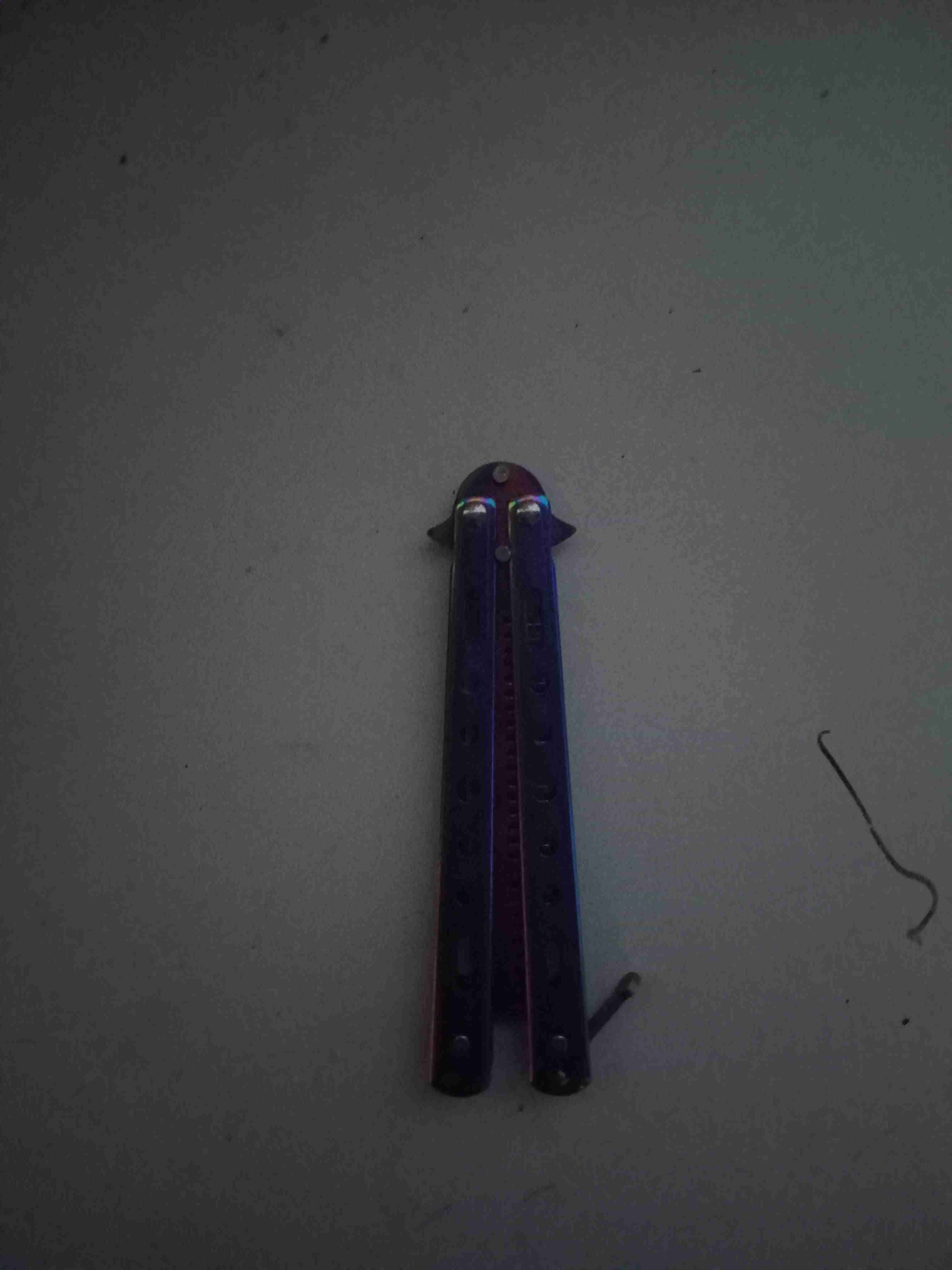 Peine de acero estilo mariposa - miniatura 2