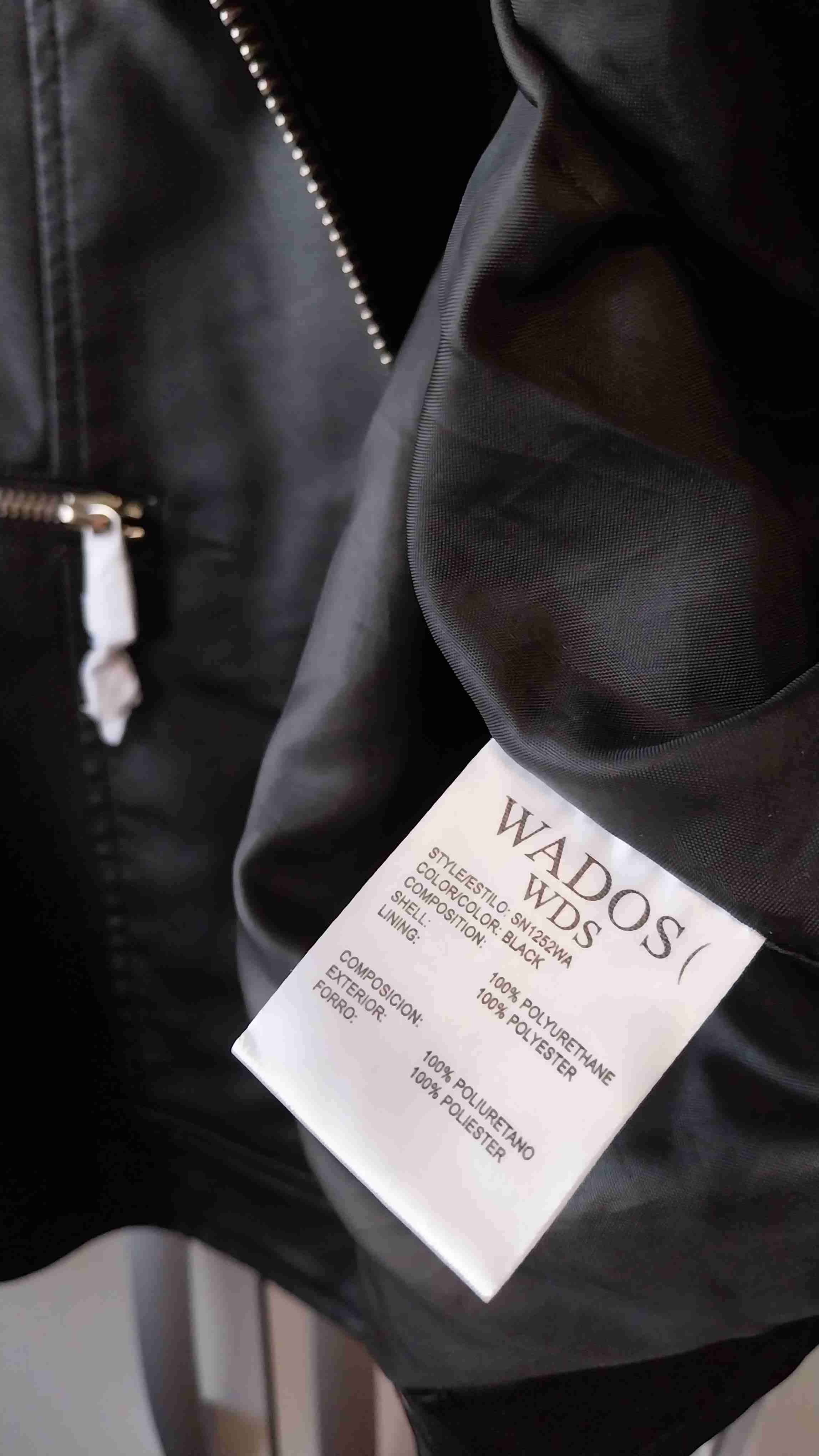 Chaqueta de ecocuero negra Wados - miniatura 3