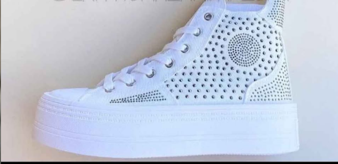 Zapatillas blancas con plataforma - miniatura 4