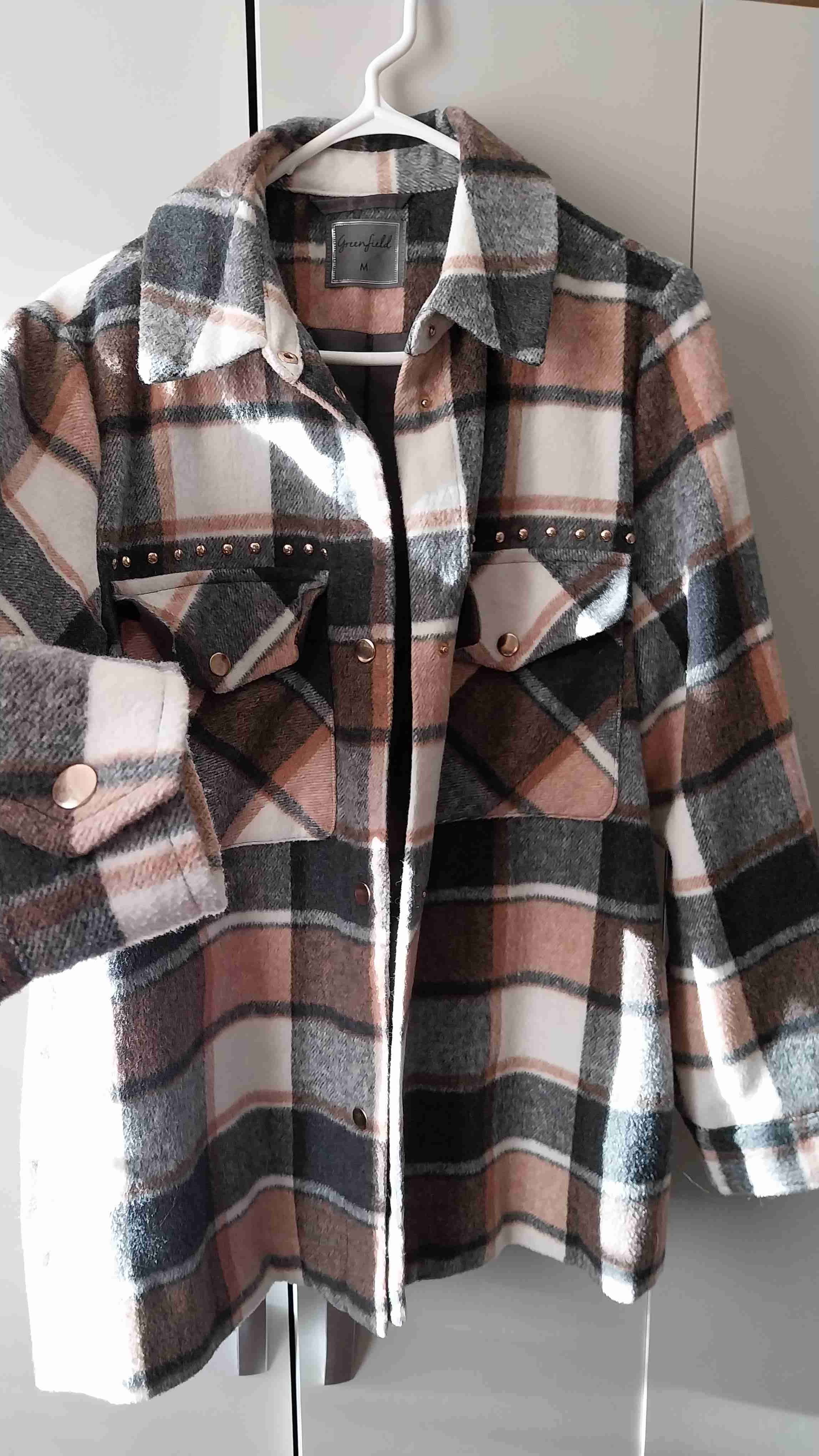 Chaqueta de franela a cuadros - miniatura 1