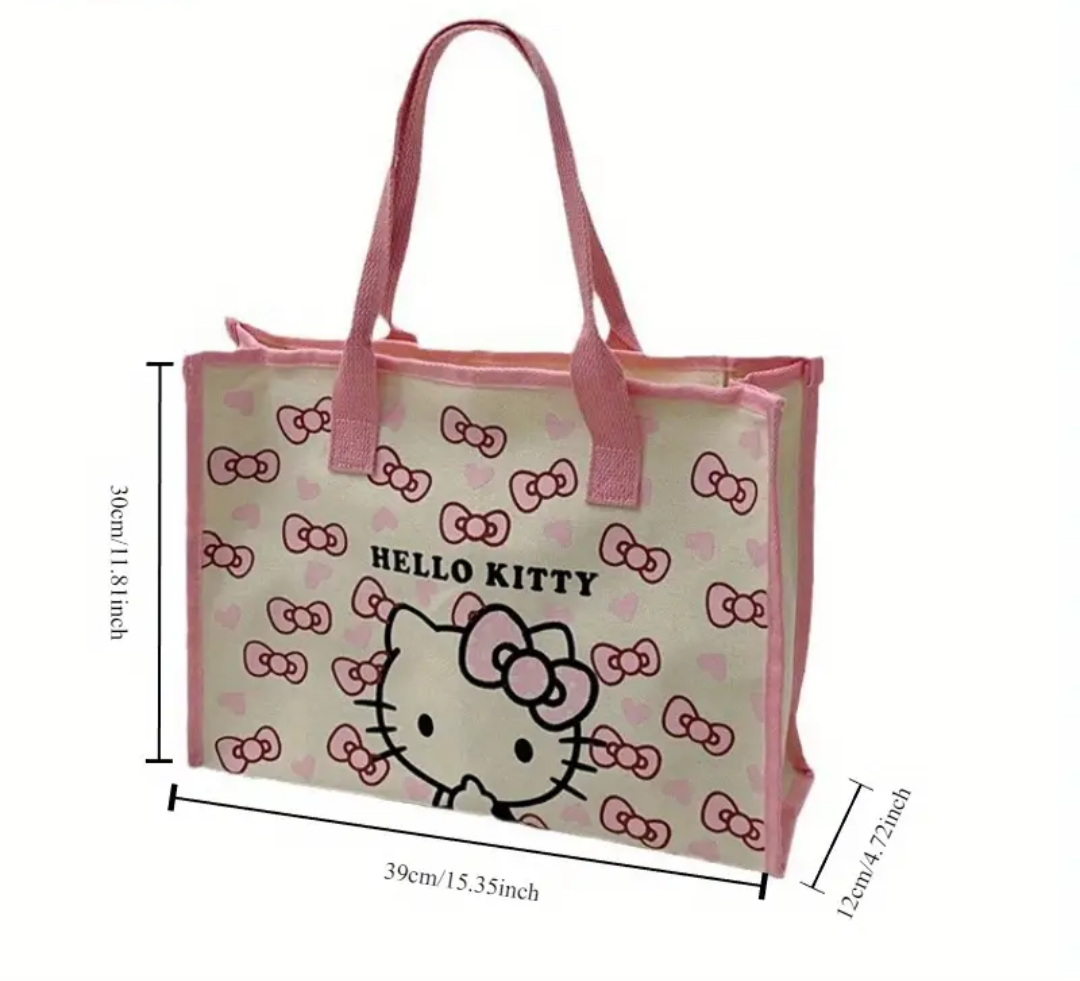 Bolso tote Hello Kitty rosado - miniatura 2