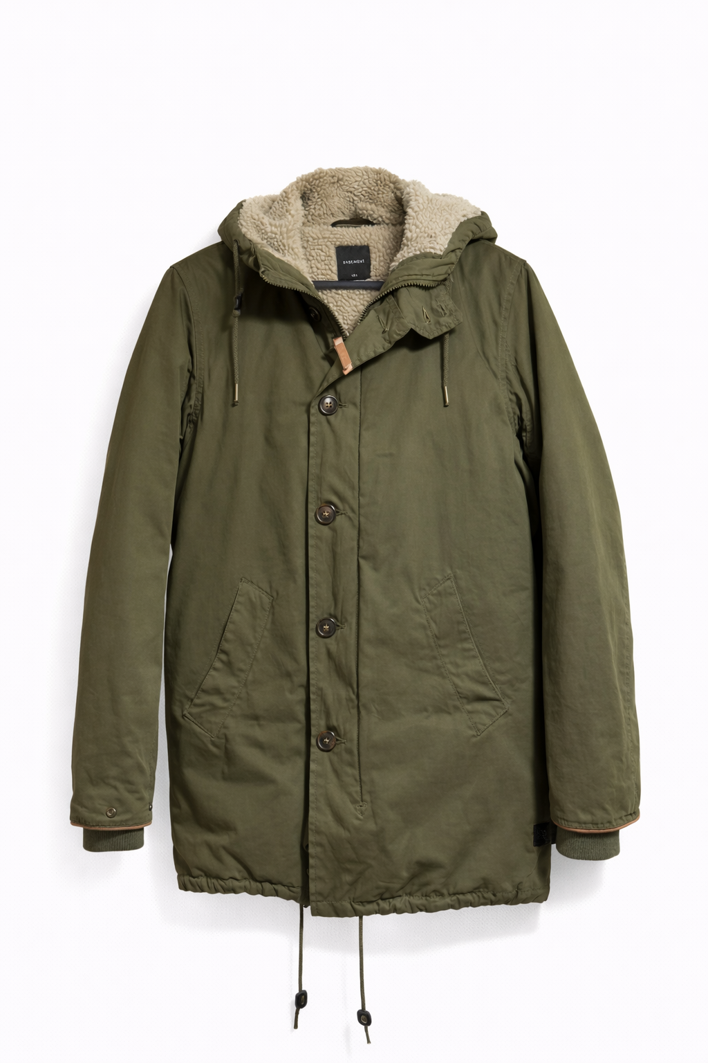 Parka verde chiporro Basement invierno - miniatura 2