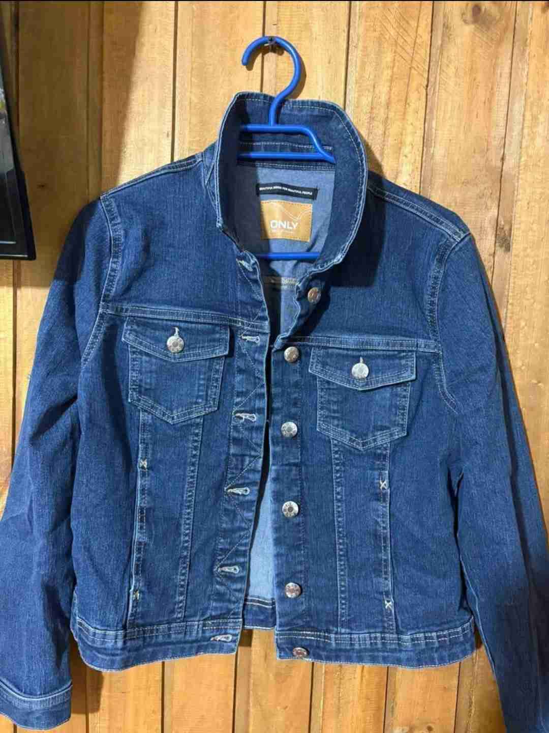 Chaqueta de mezclilla azul
