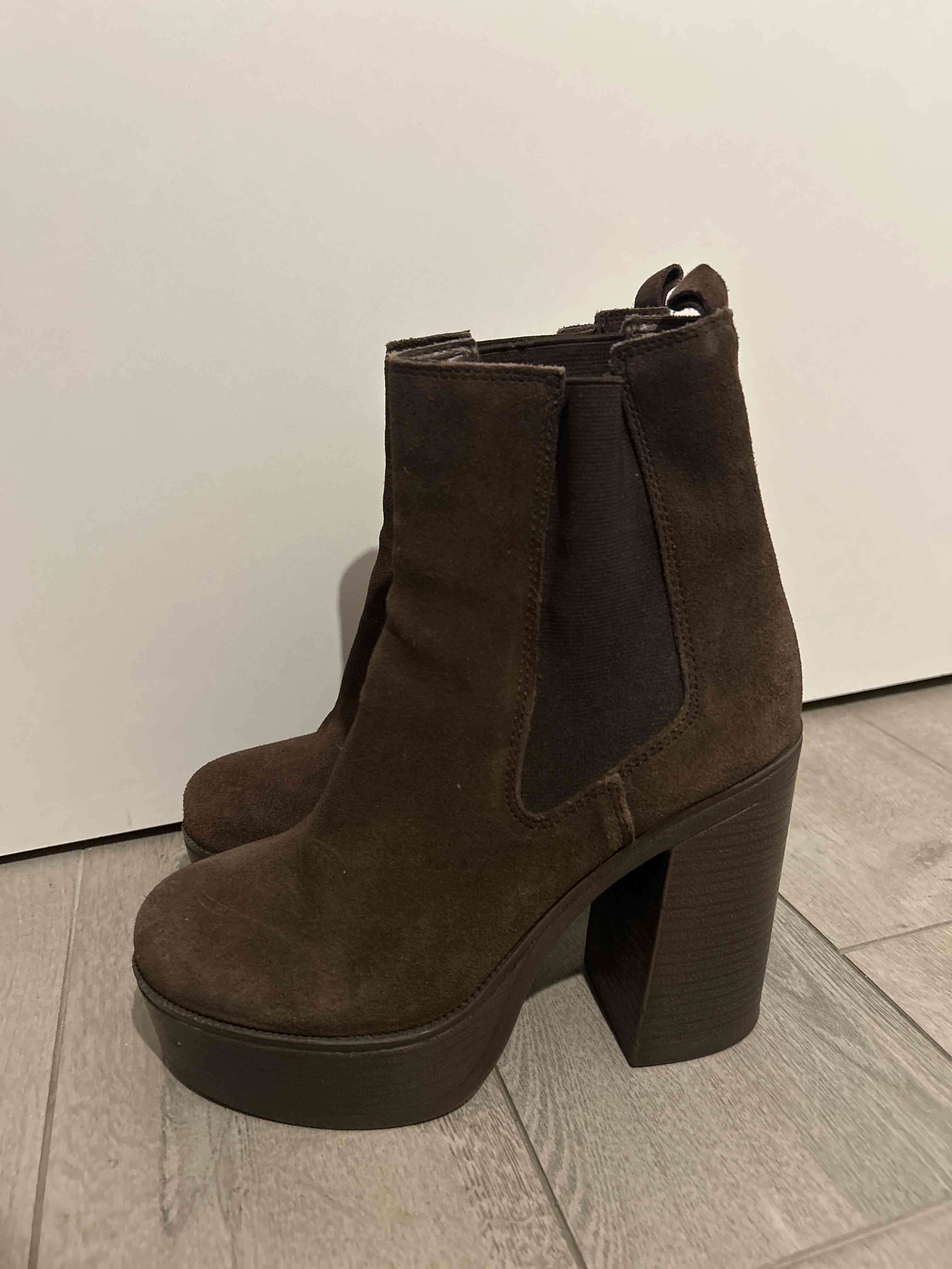 Botines marrones de mujer - miniatura 3