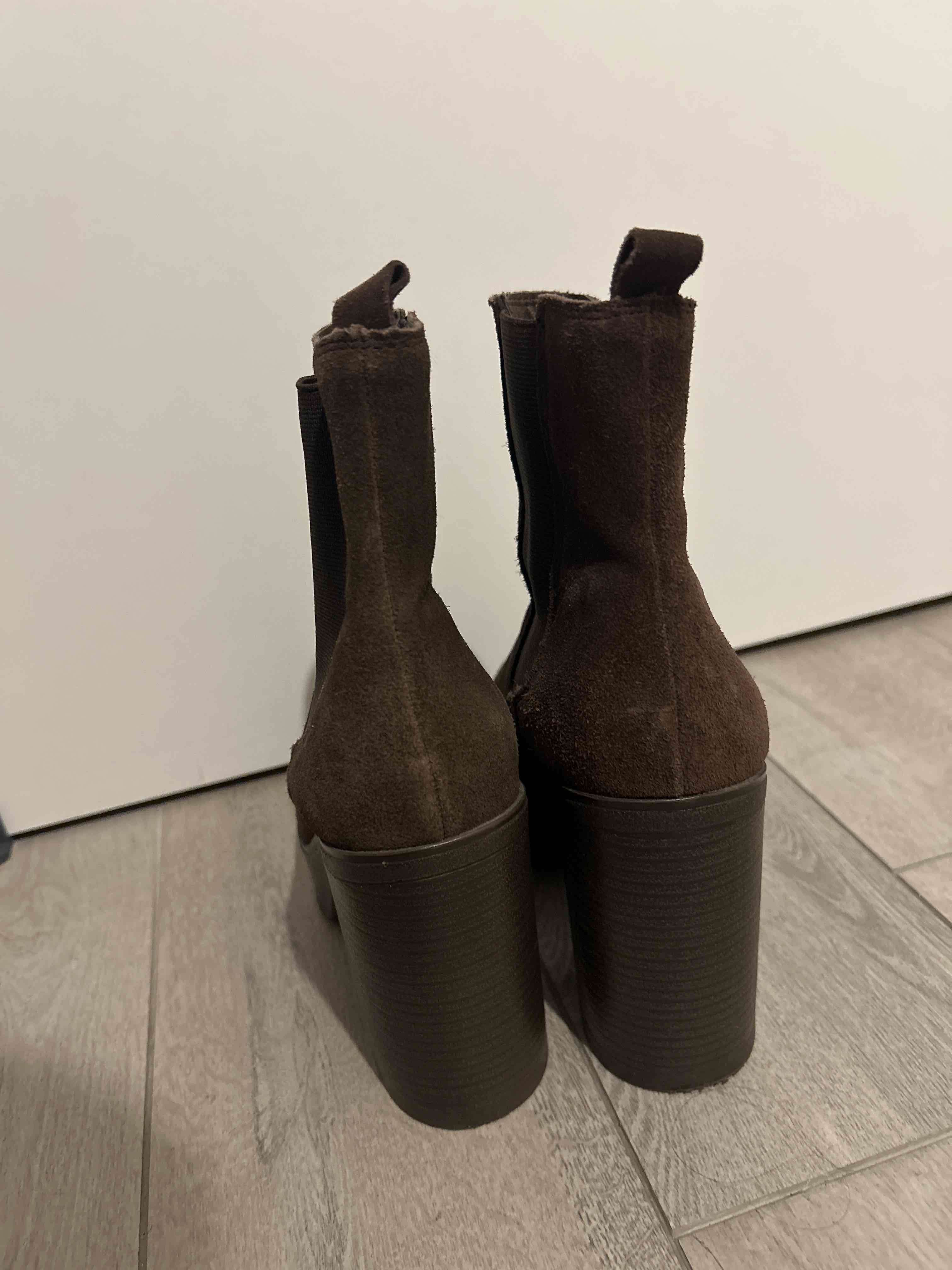 Botines marrones de mujer - miniatura 4