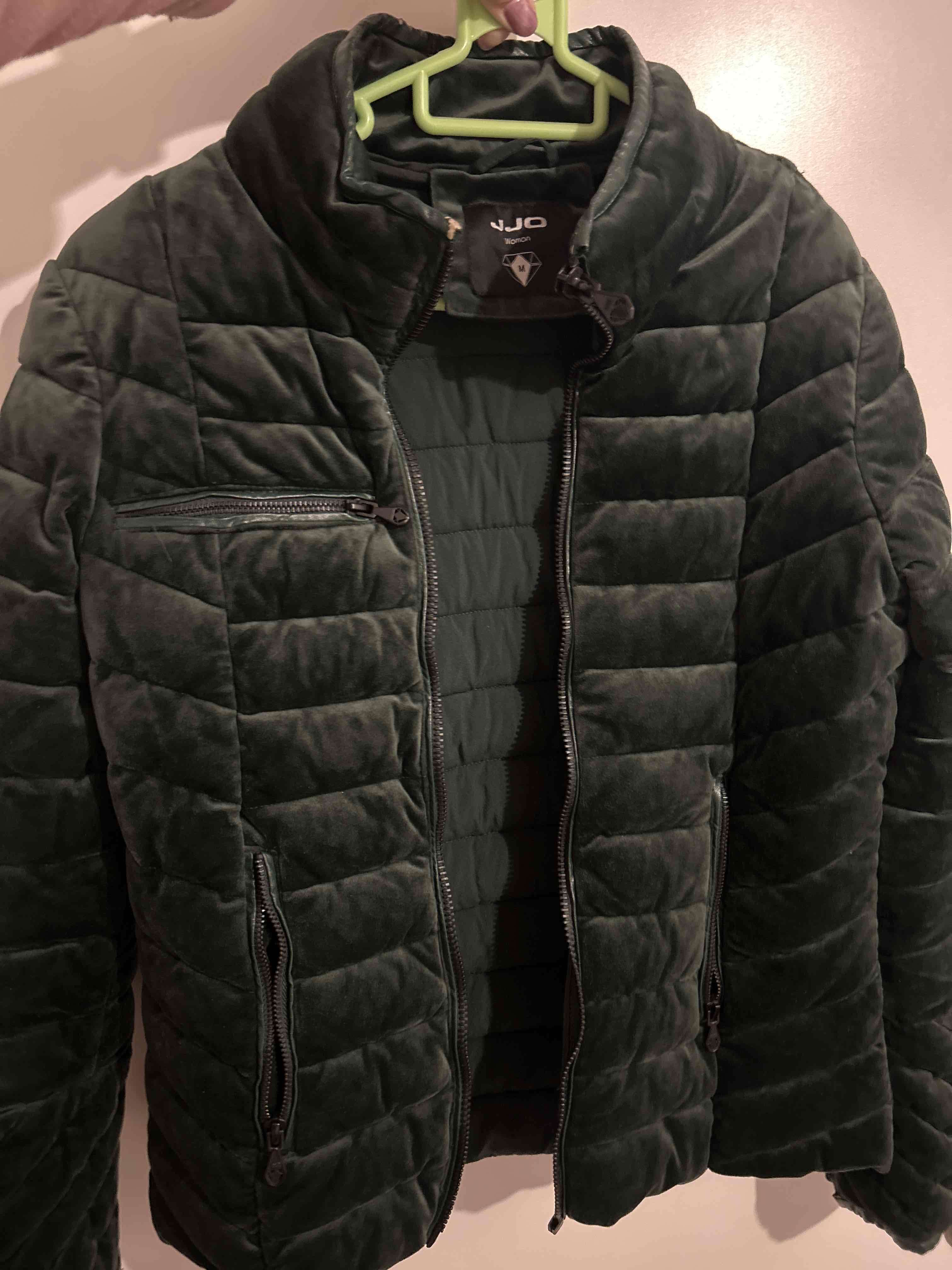 Chaqueta acolchada verde oscuro - miniatura 1