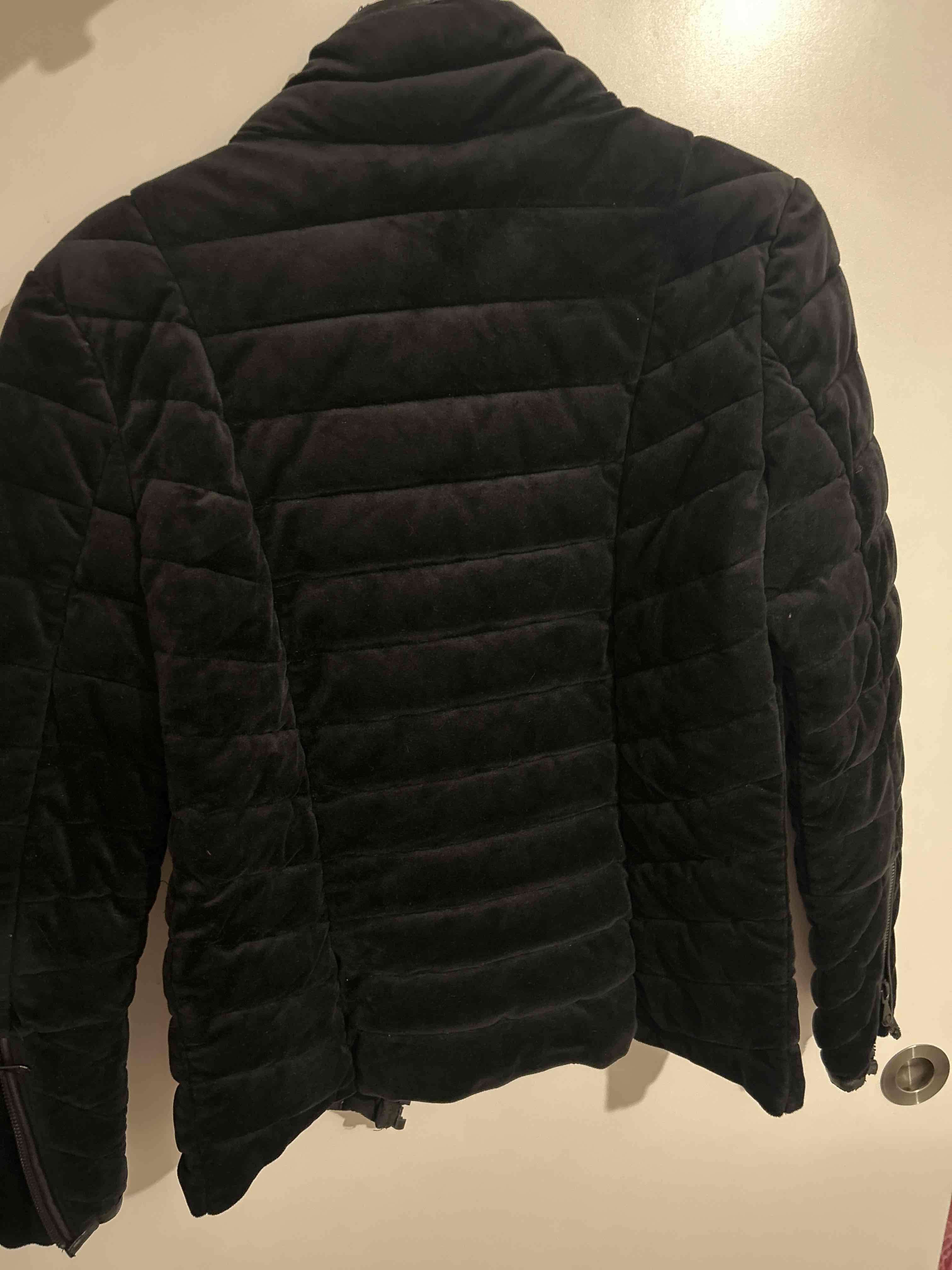 Chaqueta de abrigo negra - miniatura 2