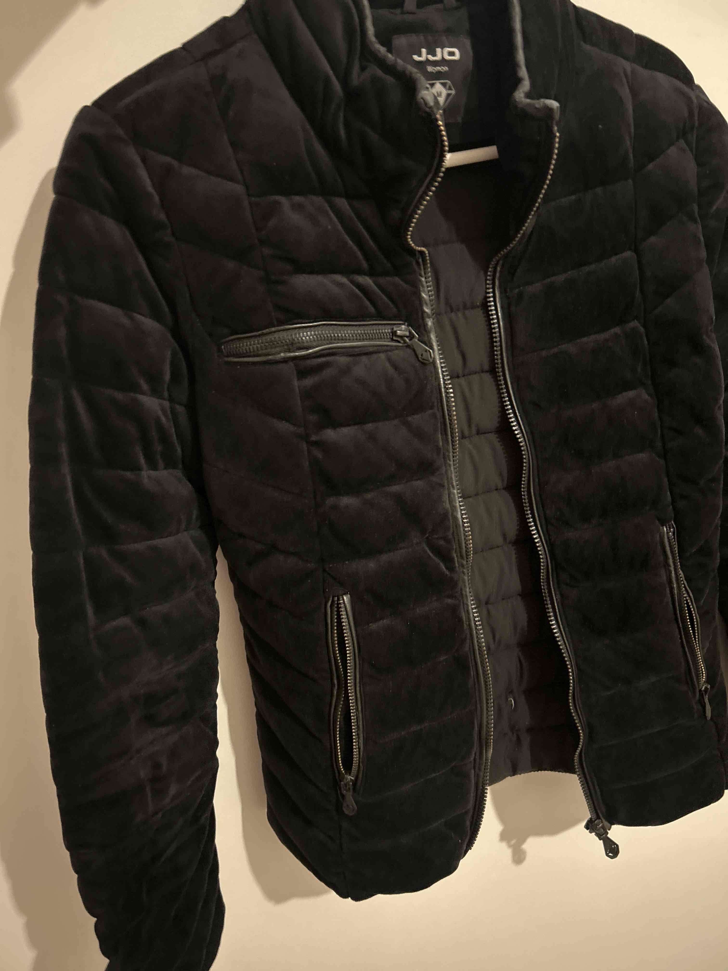 Chaqueta de abrigo negra - miniatura 4