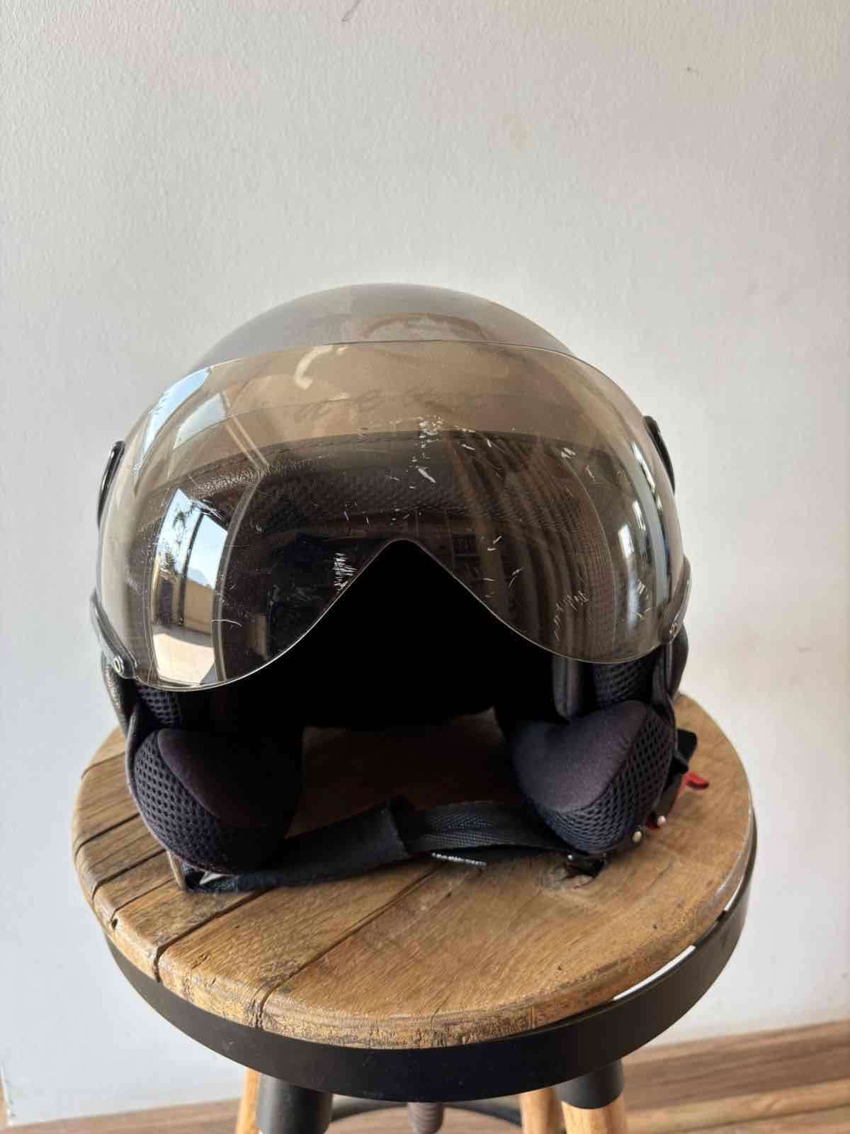 Casco de moto blanco Nau - miniatura 3