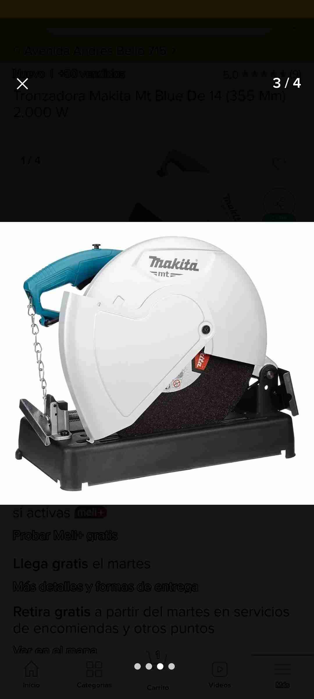 Tronzadora Makita Mt Blue 2000W - miniatura 3