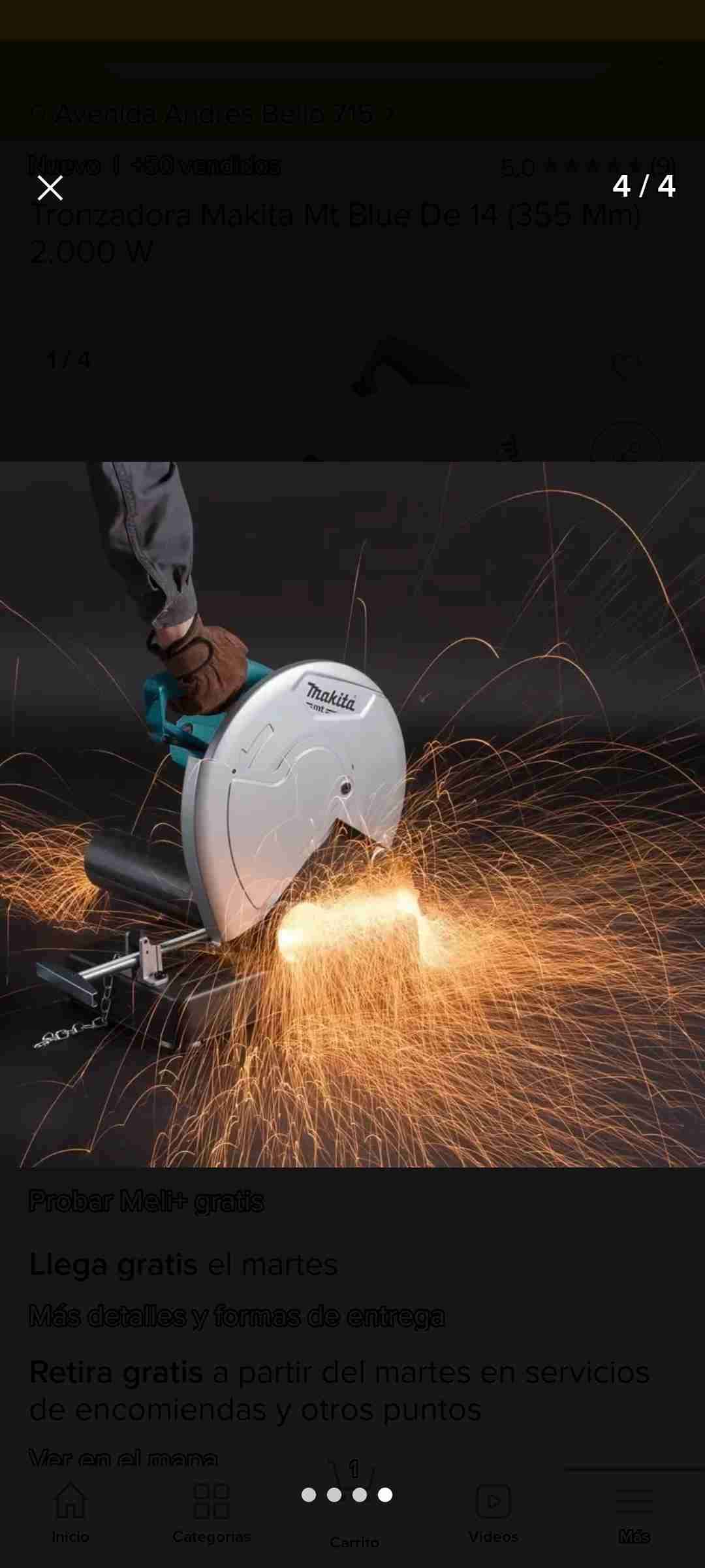 Tronzadora Makita Mt Blue 2000W - miniatura 4