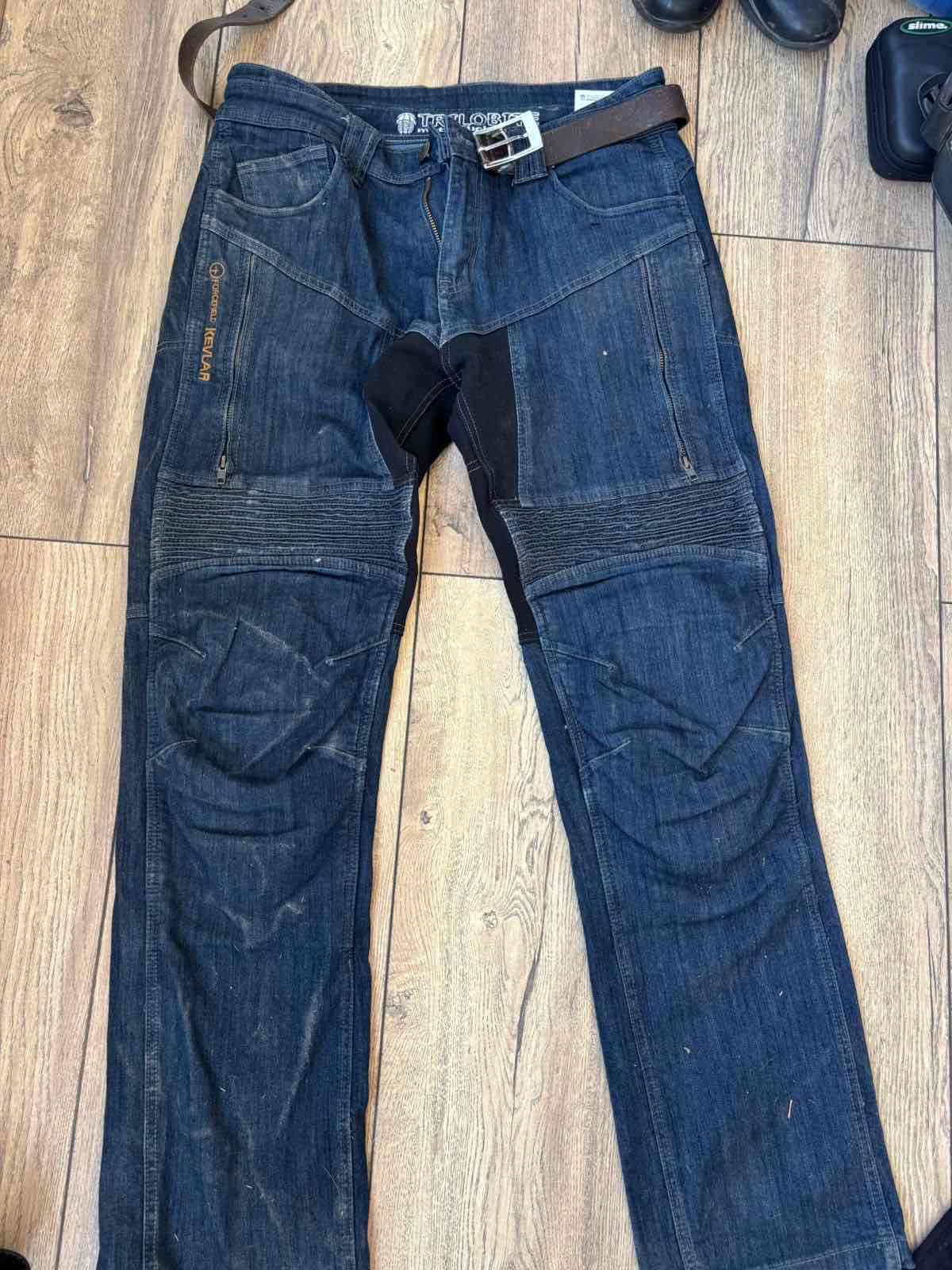 Motor Cycle Jeans TRILOBITE KEVLARazul - miniatura 1