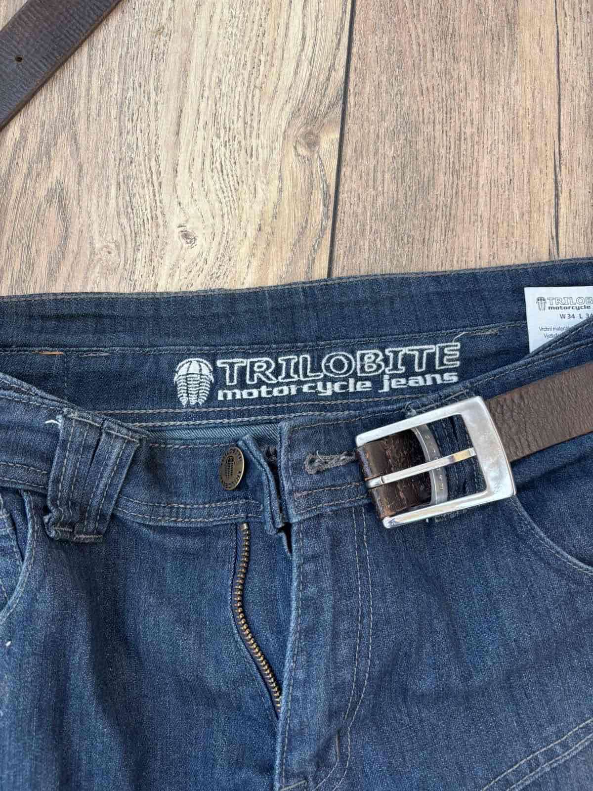 Motor Cycle Jeans TRILOBITE KEVLARazul - miniatura 2