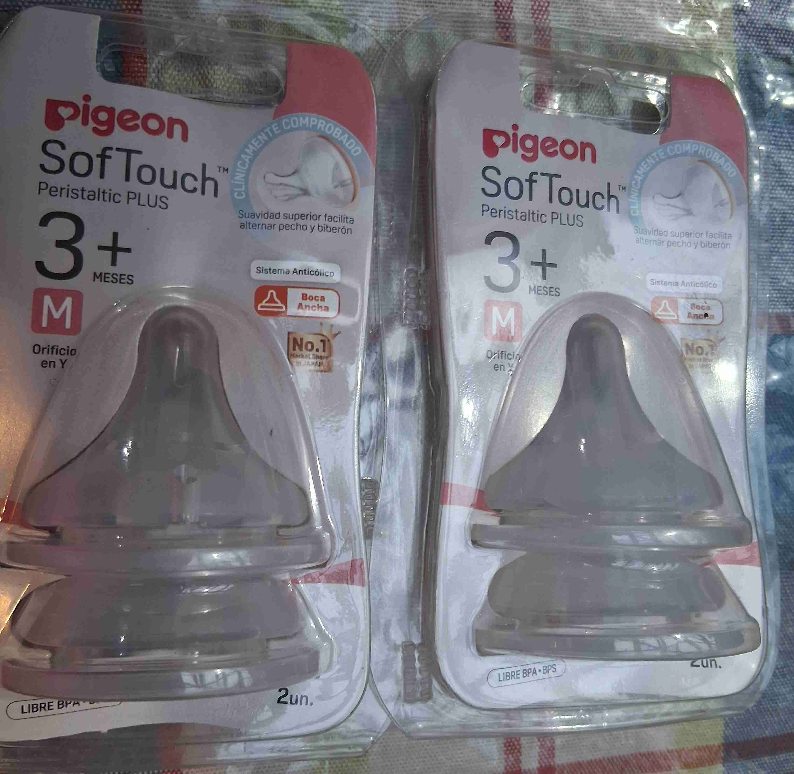 Tetinas Pigeon SoftTouch 3+ meses talla M - miniatura 3