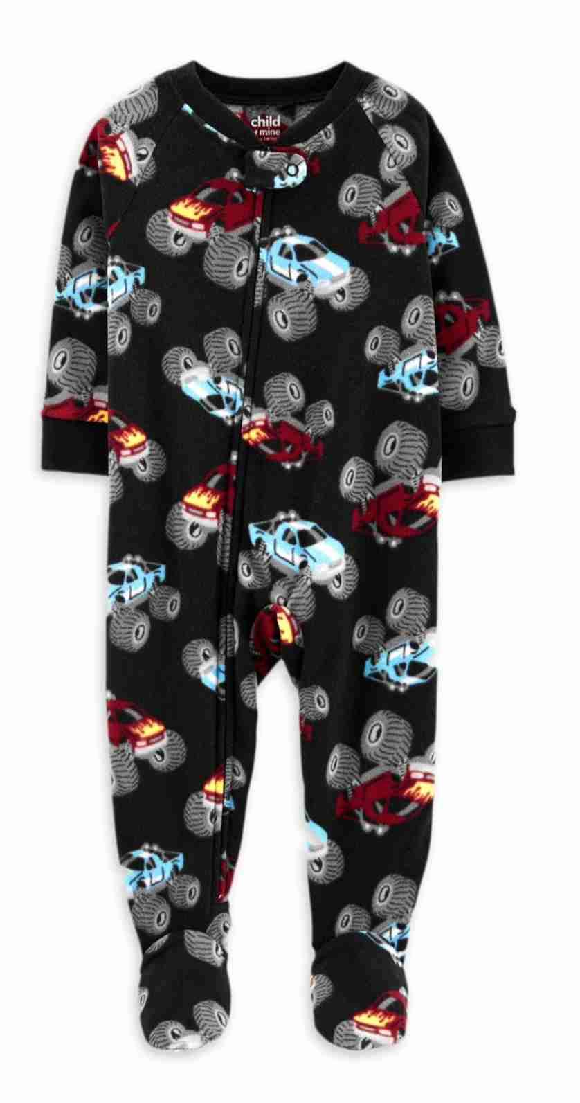 Pijama enterito negro autos 24 meses - miniatura 1