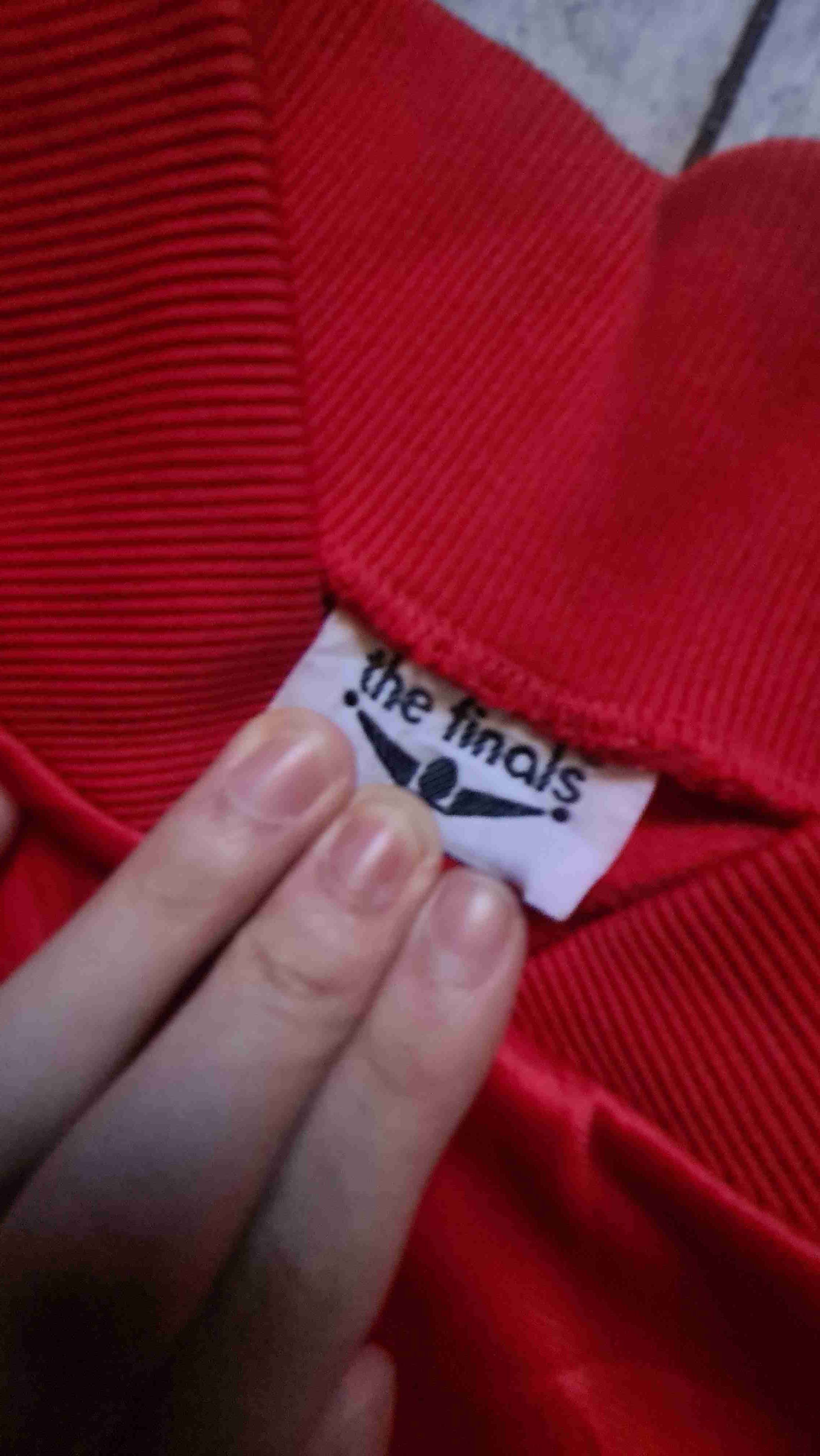 Chaqueta y2k roja unisex - miniatura 3