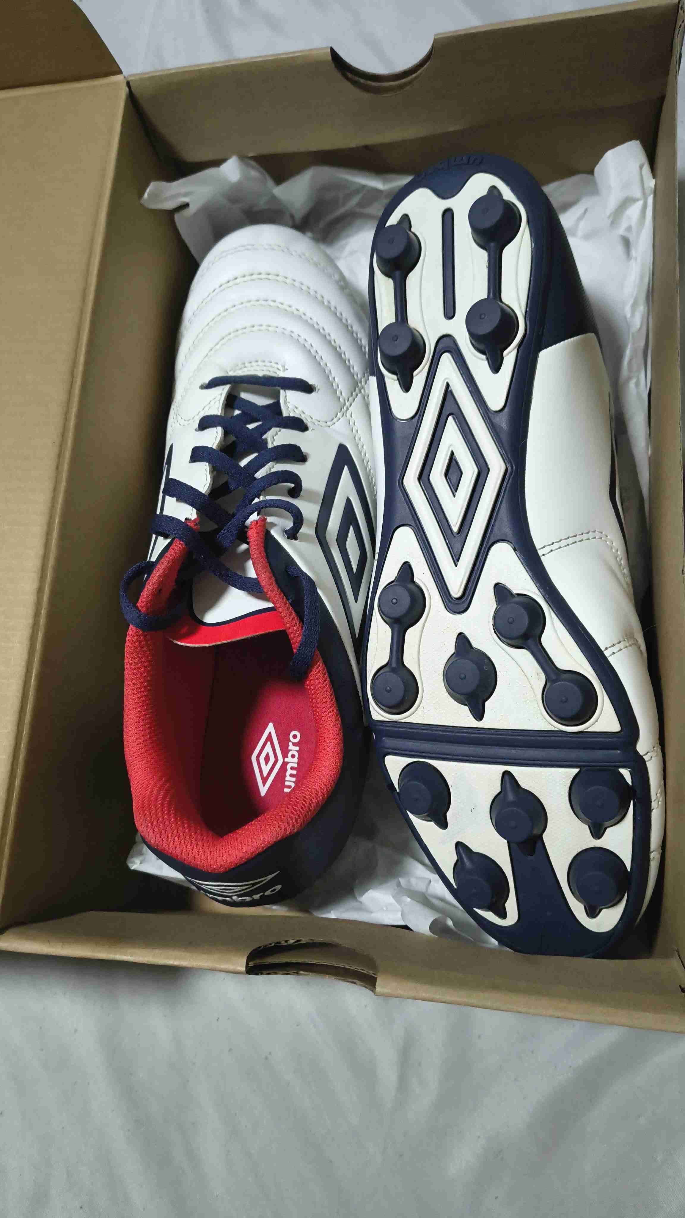 Zapatos de fútbol Umbro blancos - miniatura 2