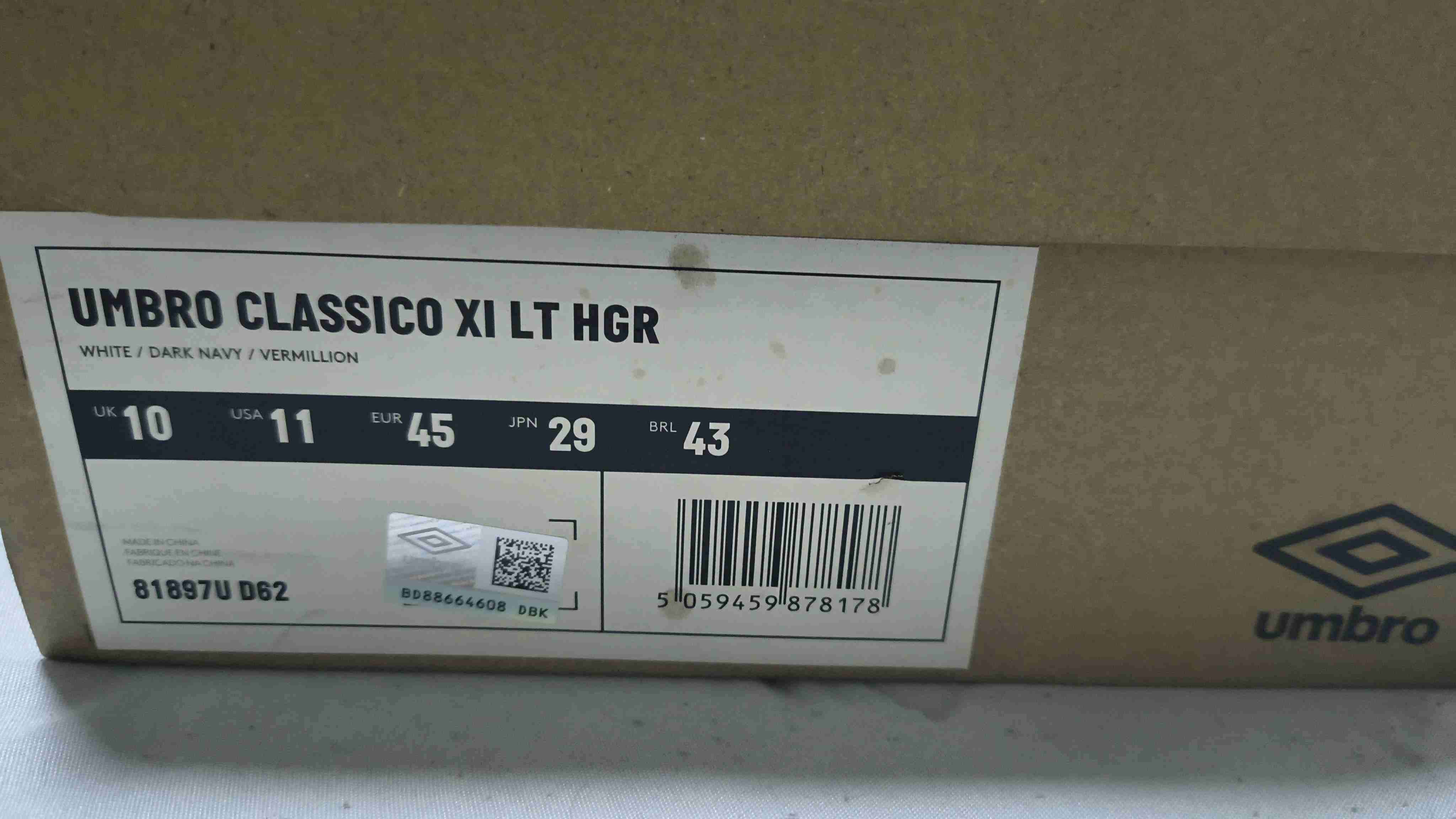 Zapatos de fútbol Umbro blancos - miniatura 5