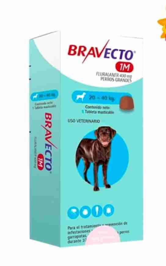 Bravecto 1M para perros grandes
