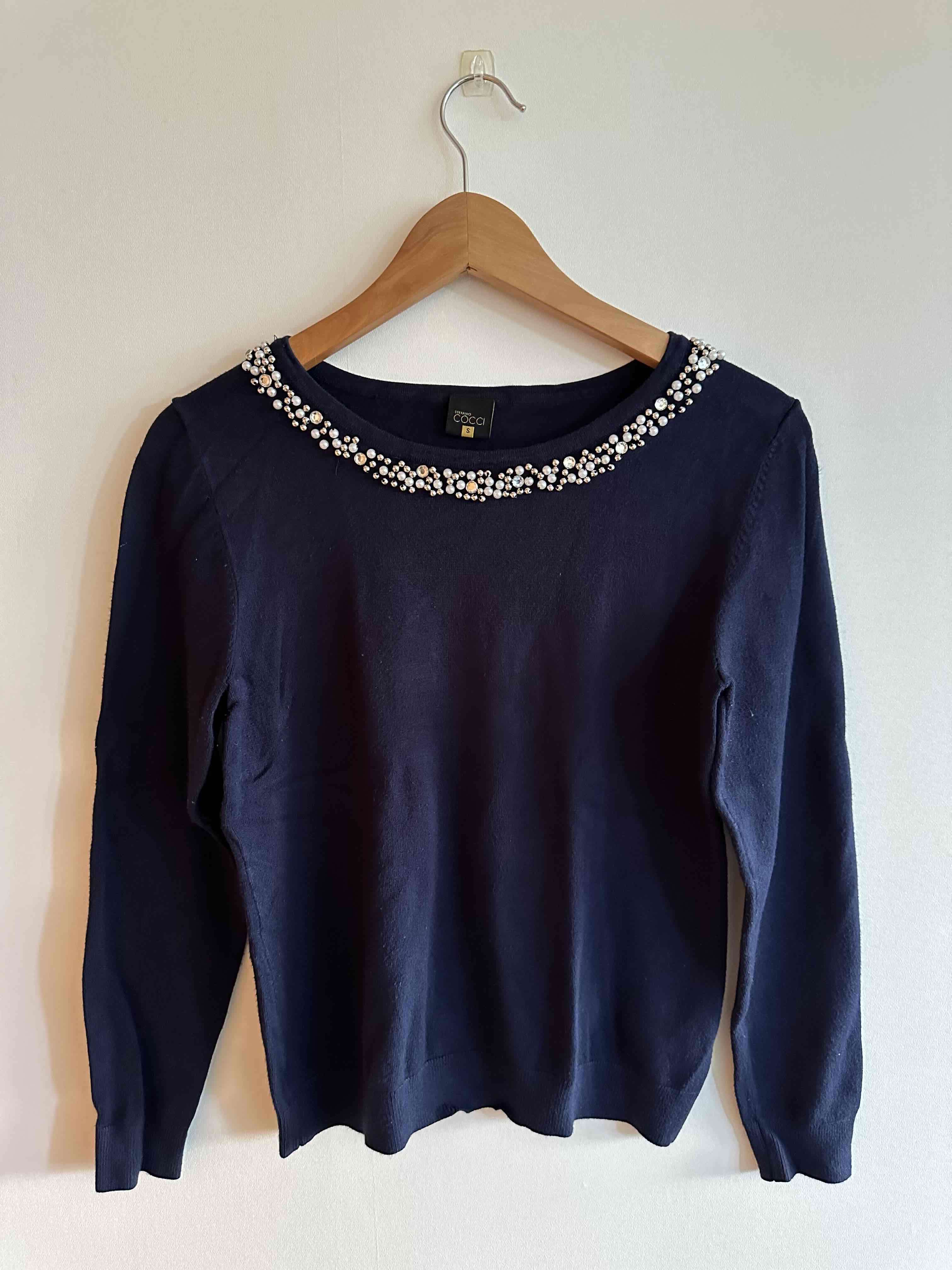 Polera manga larga azul - miniatura 1