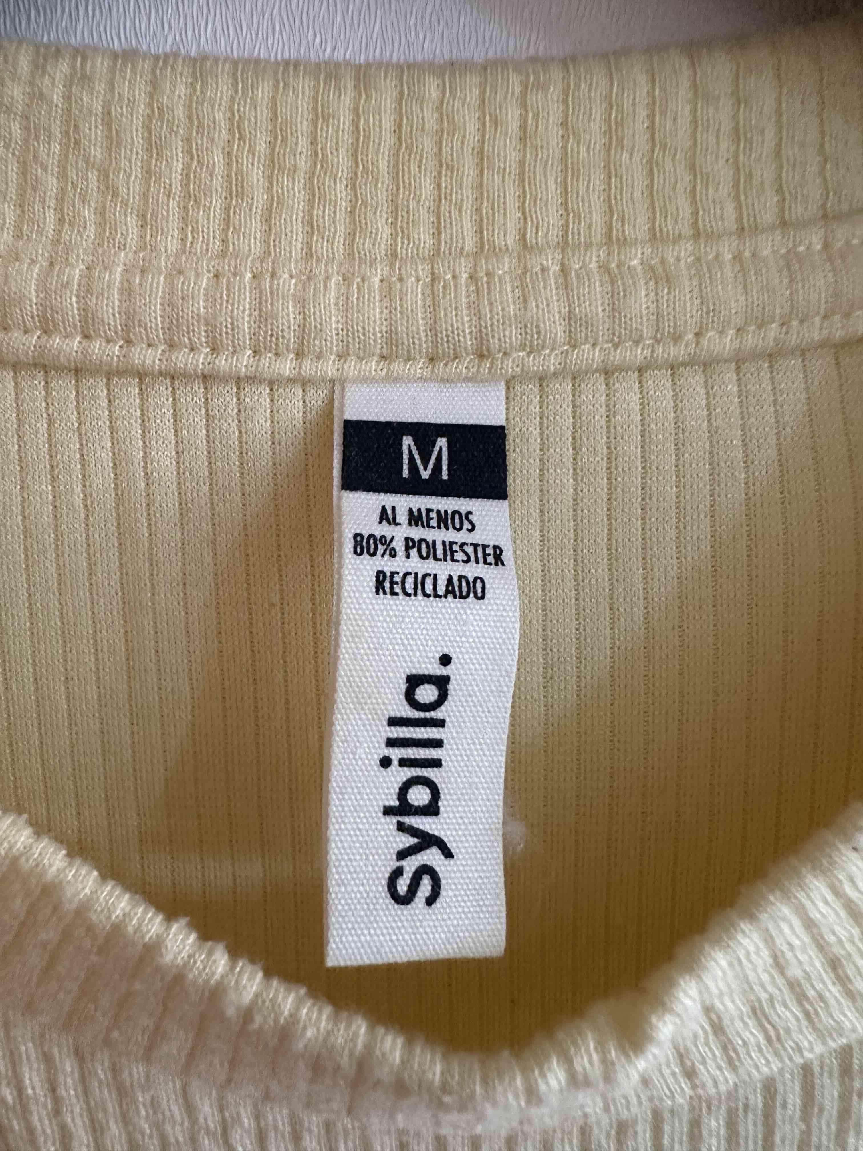 Polera Crop top manga larga - 2