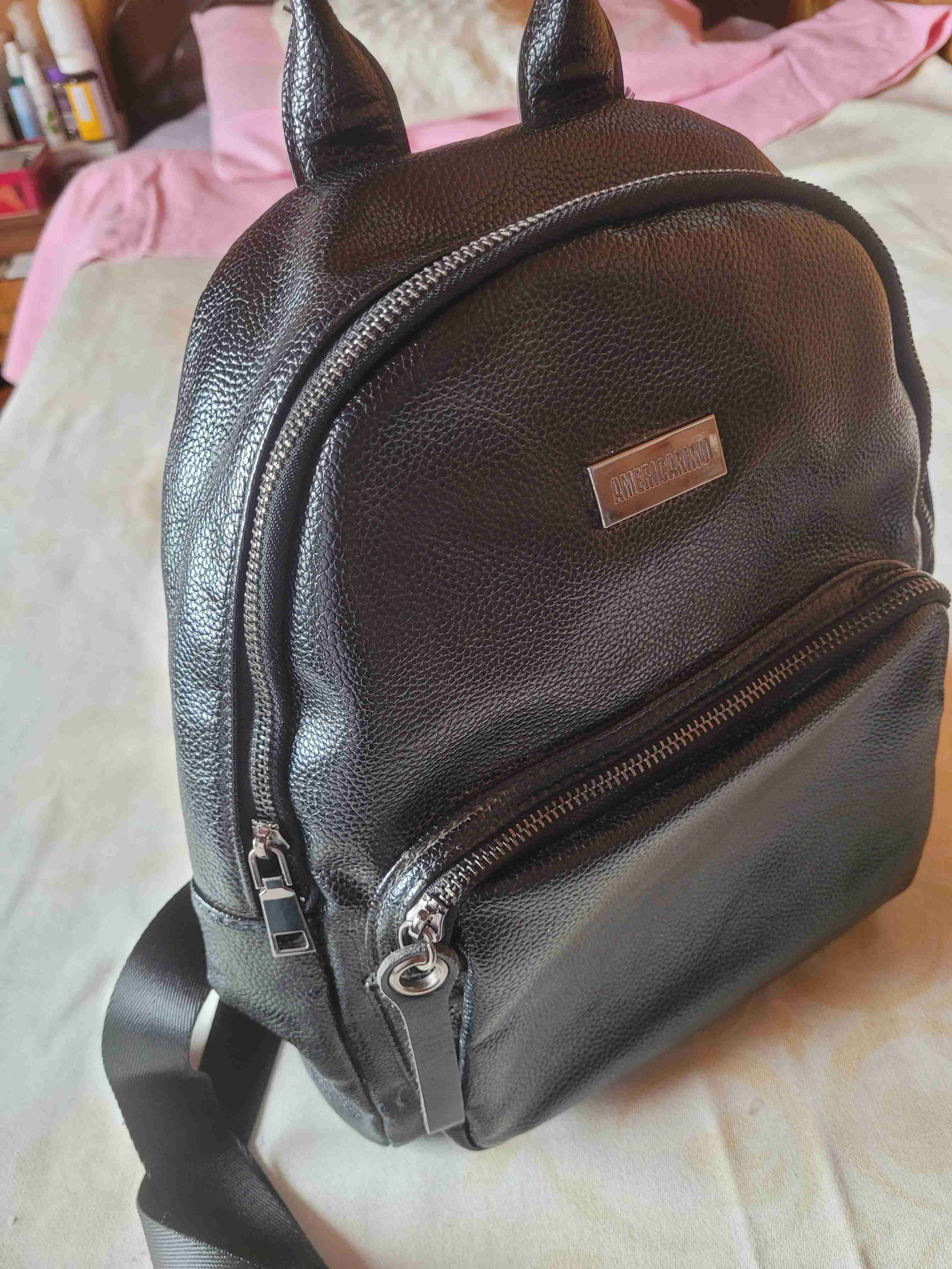 Mochila negra Americanino - miniatura 1