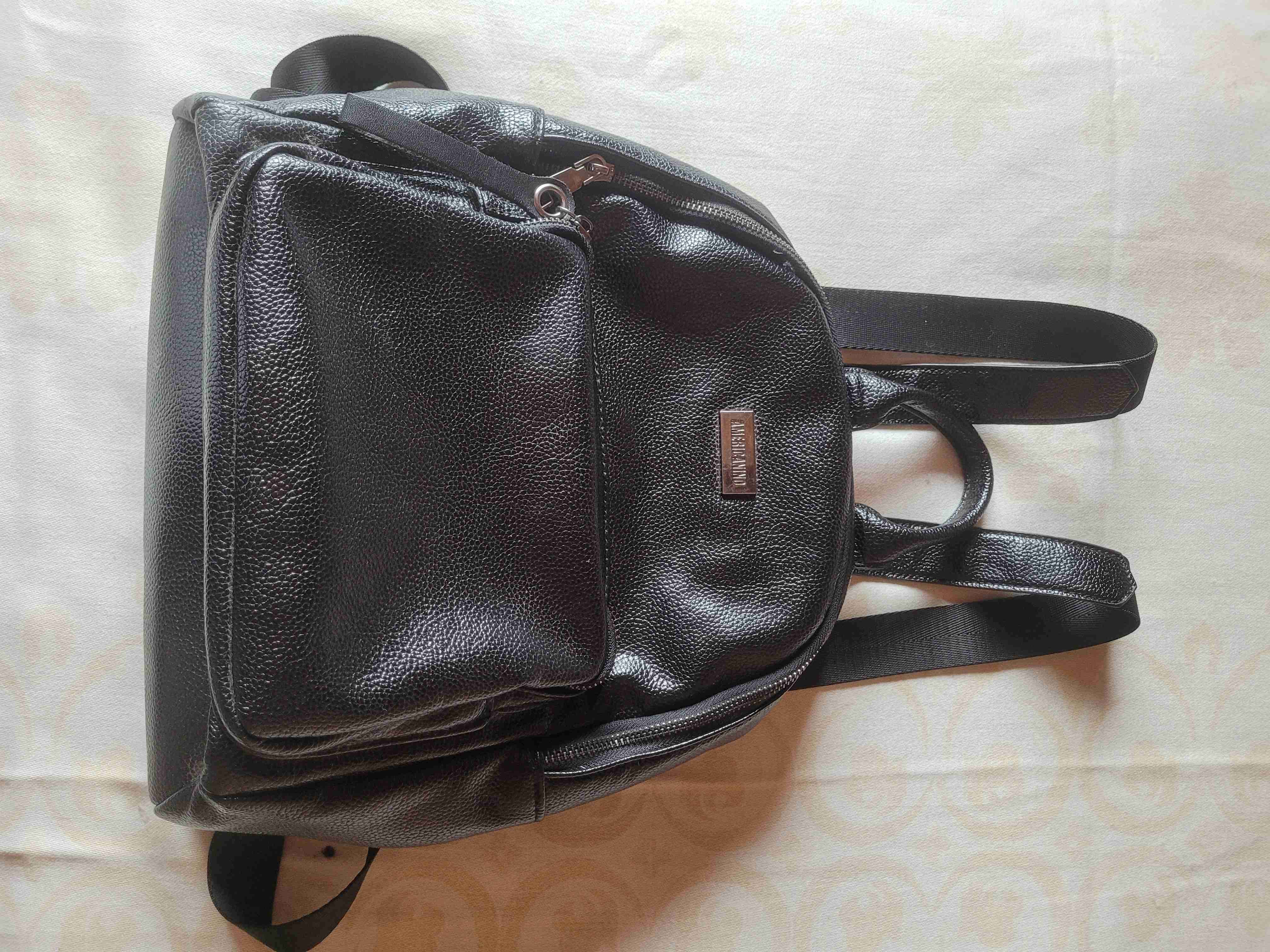 Mochila negra Americanino - miniatura 3