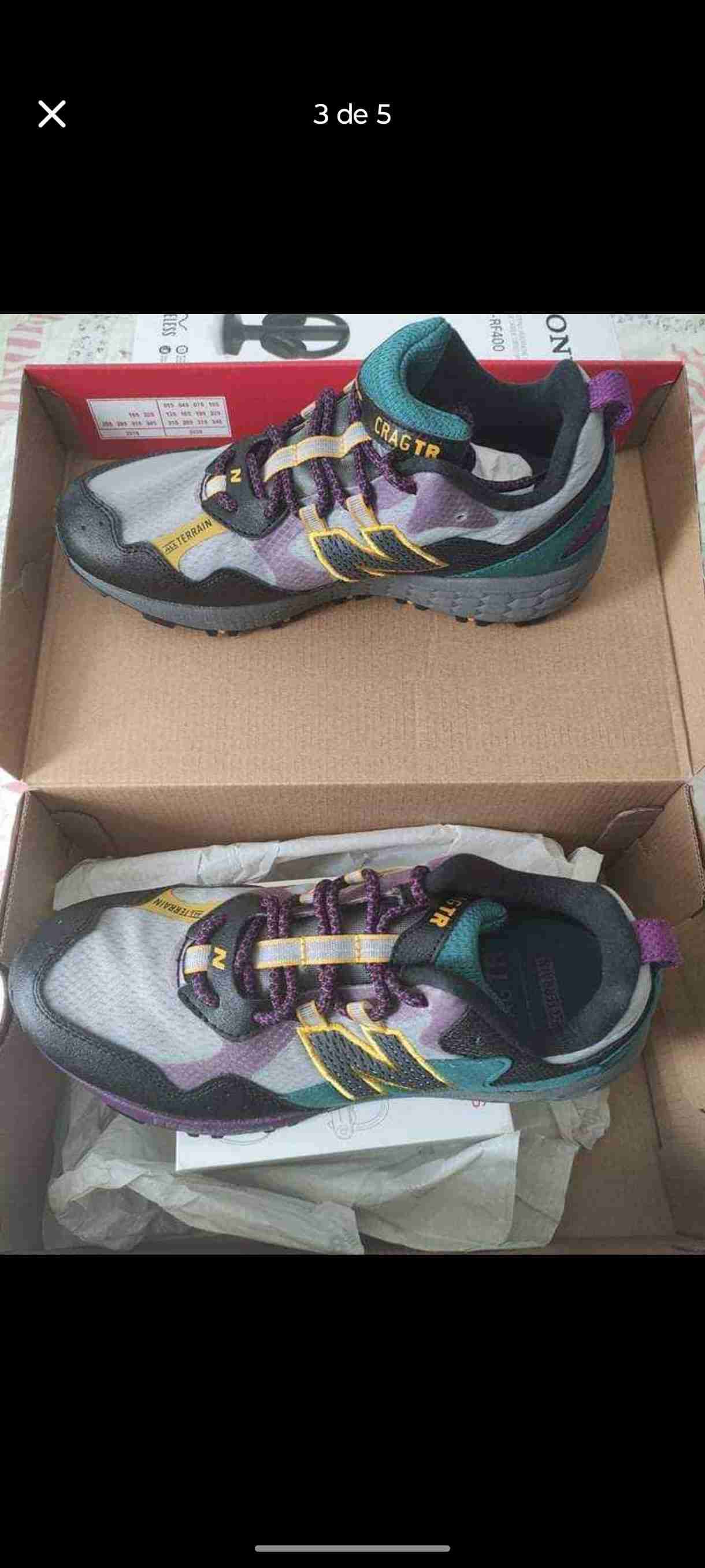 Zapatillas de trail multicolor - miniatura 1