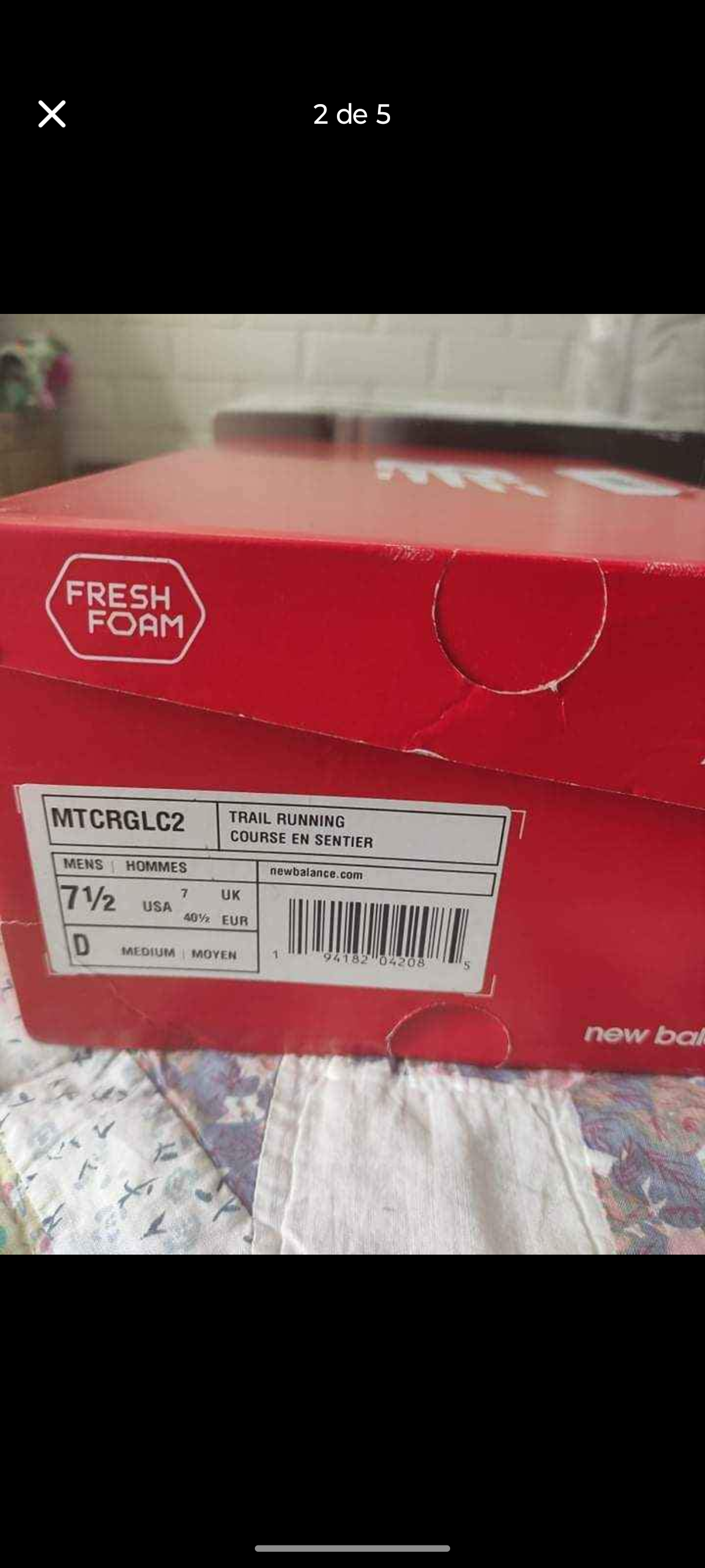 Zapatillas de trail multicolor - miniatura 4