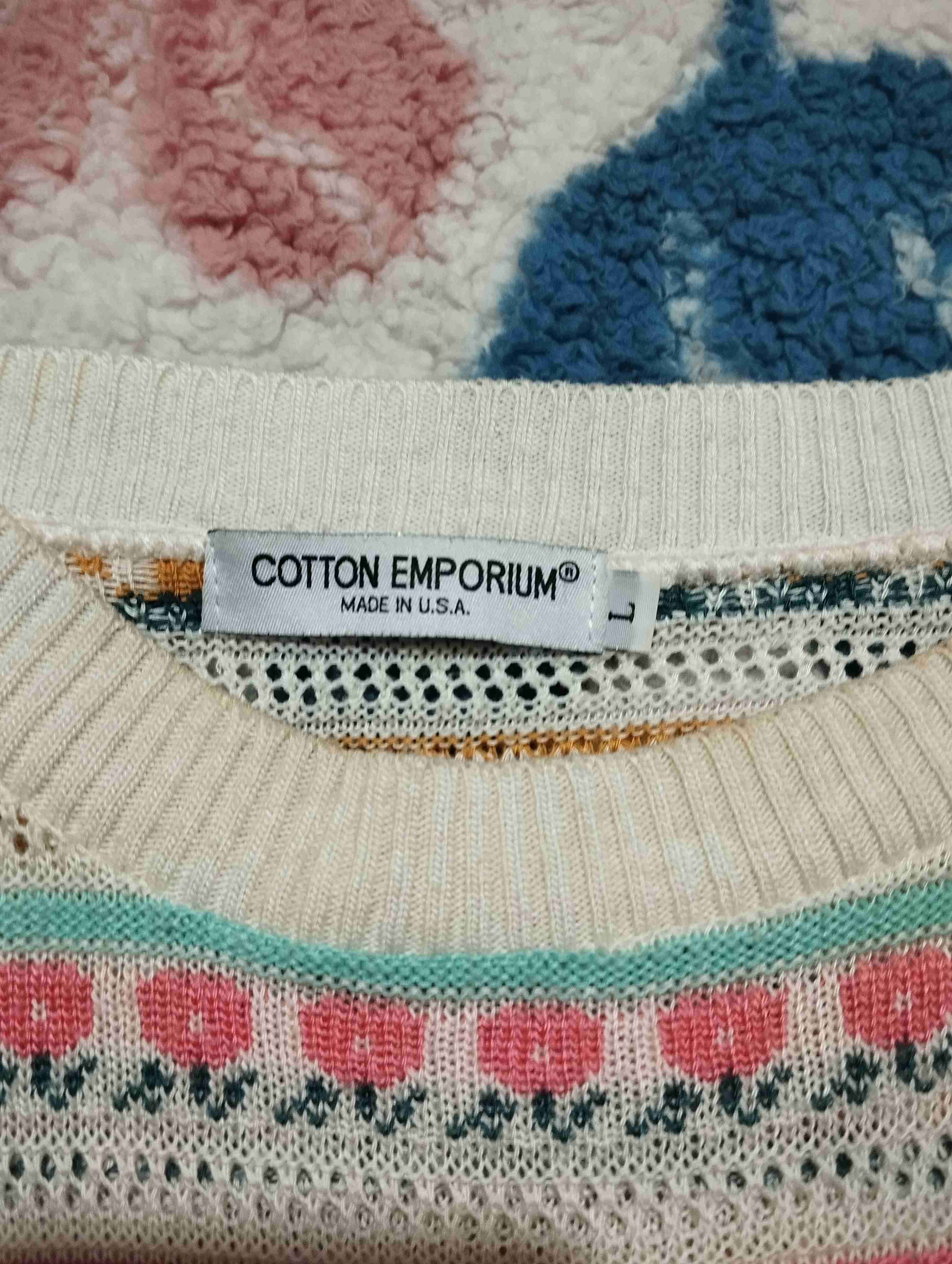 Suéter multicolor de algodón - miniatura 2