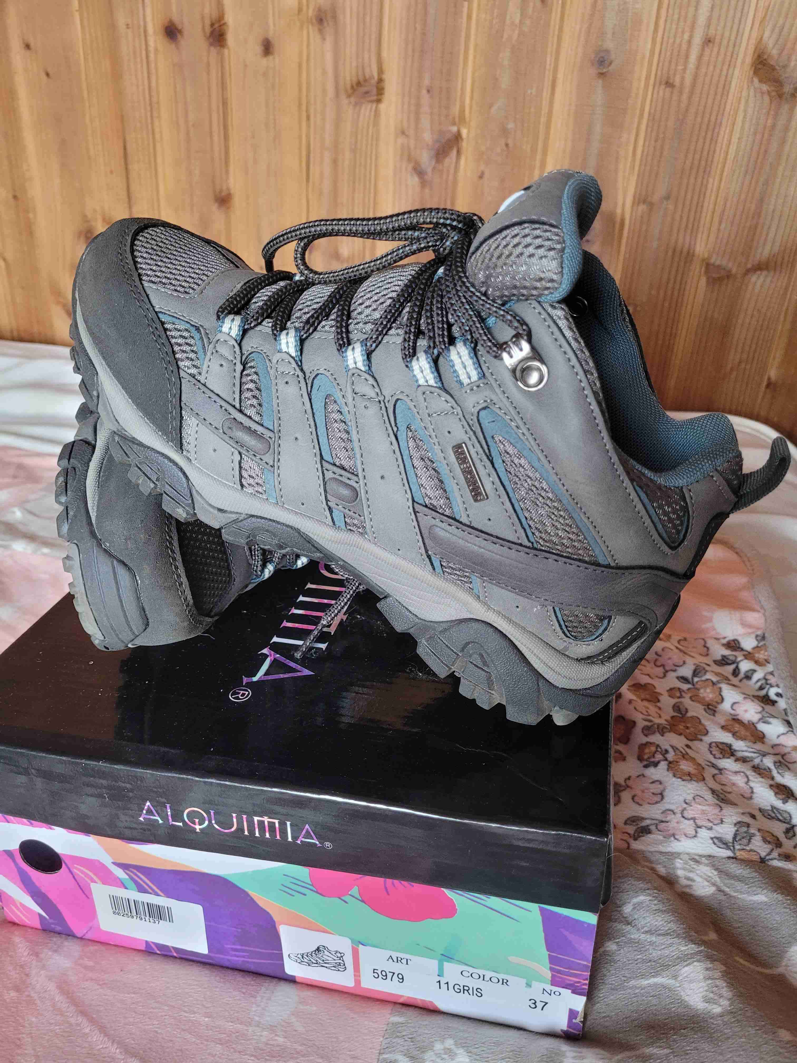 Botas de trekking grises talla 37 - miniatura 6