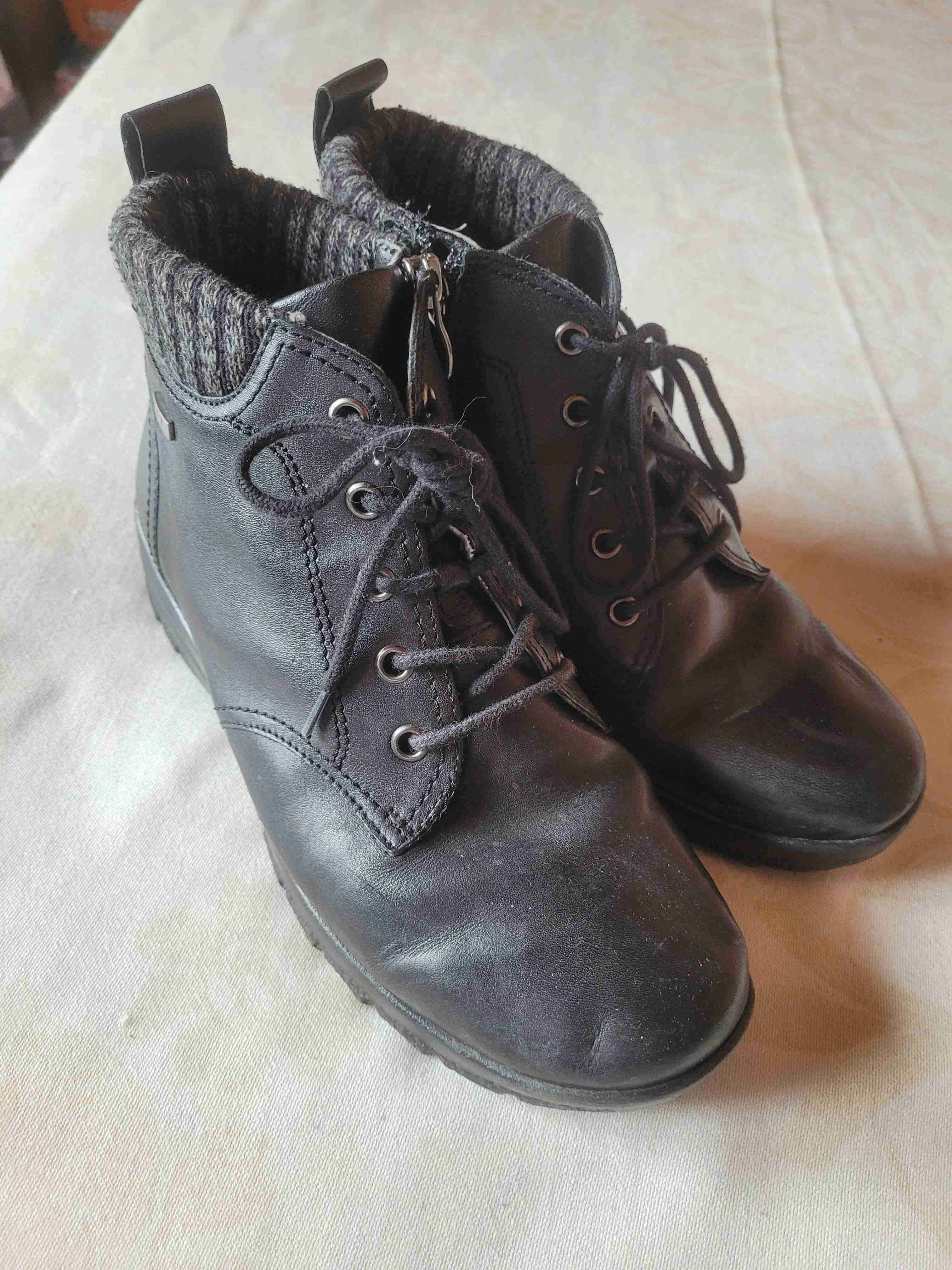 Botines negros mujer Caprice 37 - miniatura 1