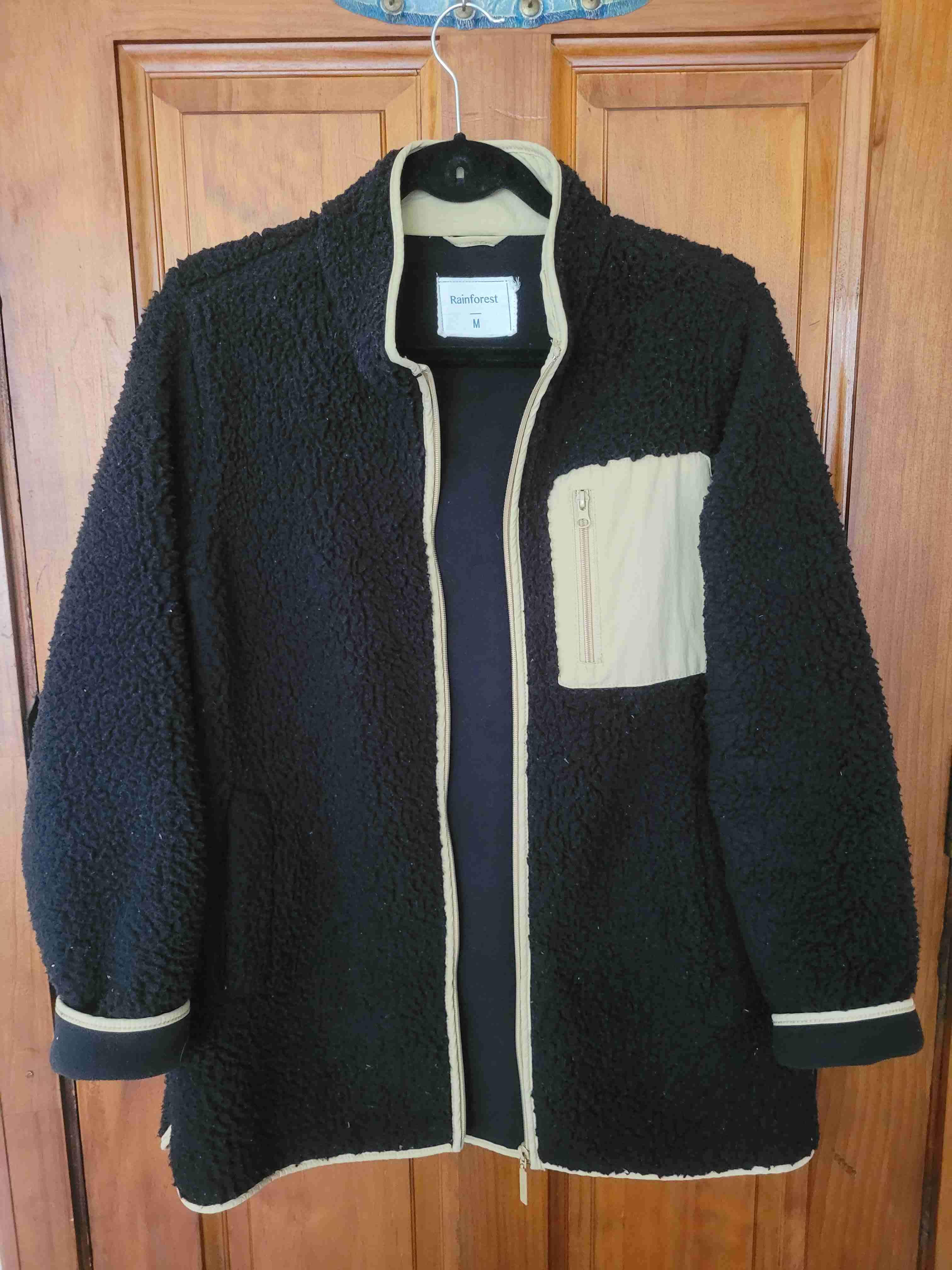 Chaqueta Rainforest negra con bolsillo - miniatura 1