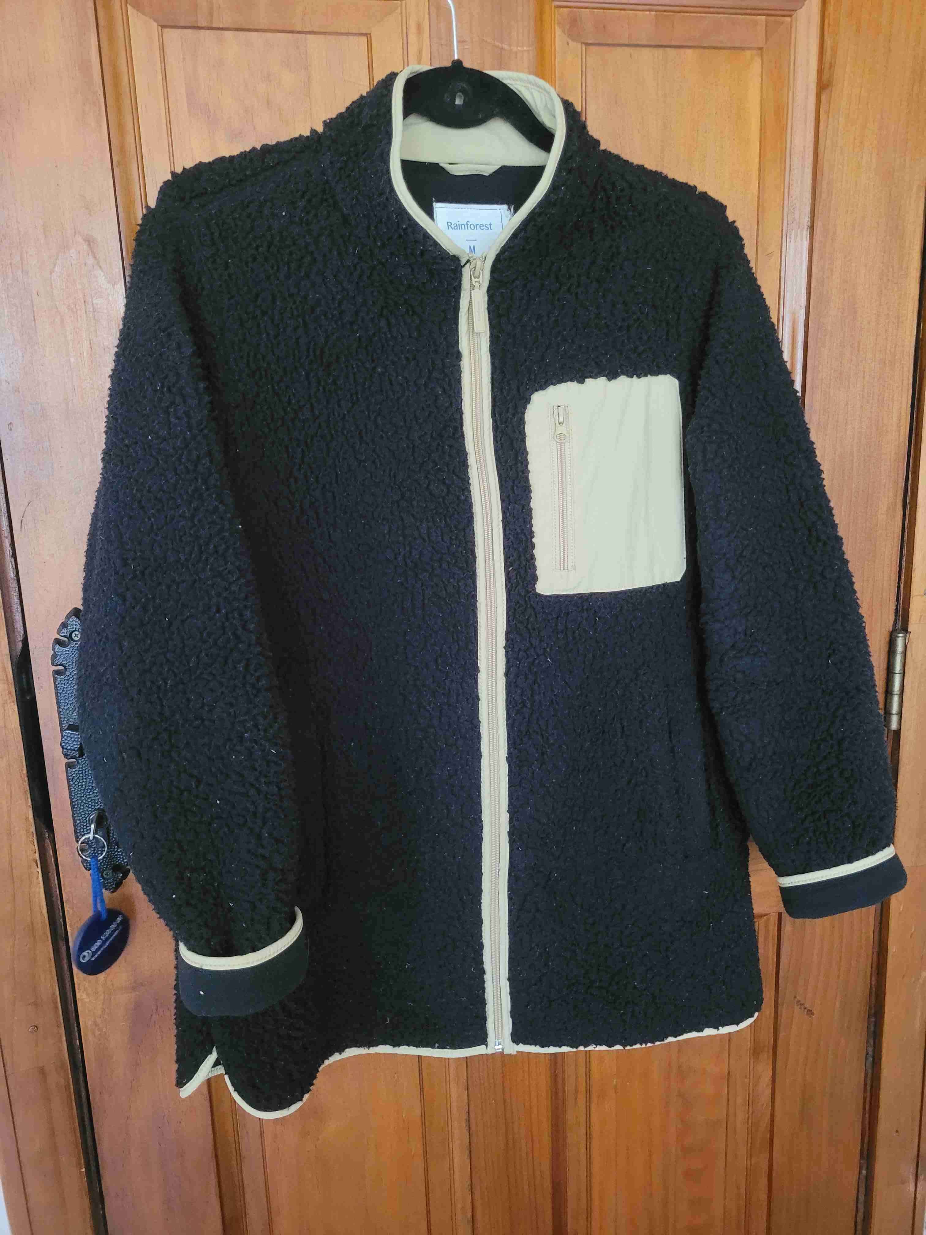 Chaqueta Rainforest negra con bolsillo - miniatura 2