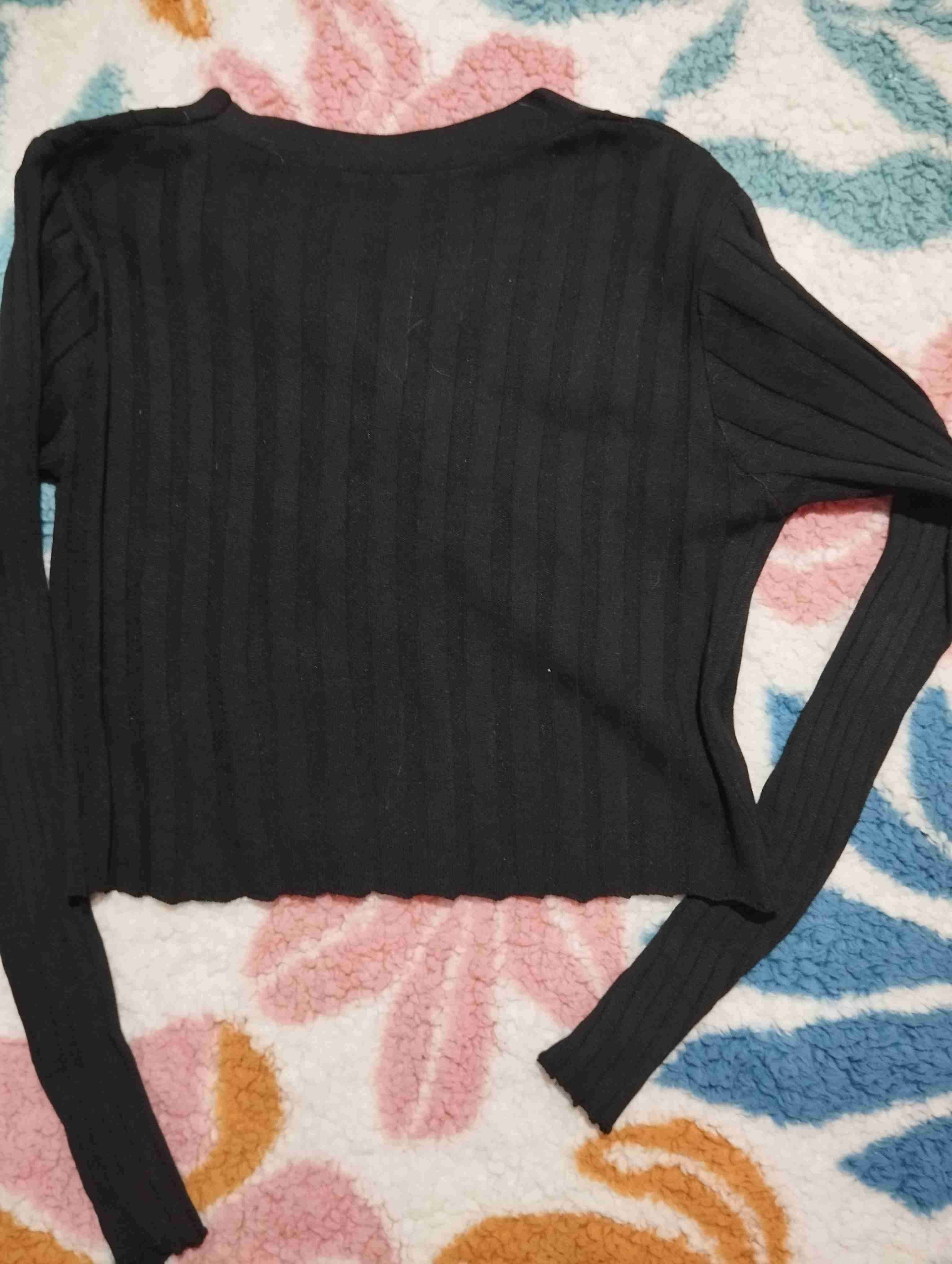 Cárdigan negro de mujer - miniatura 2