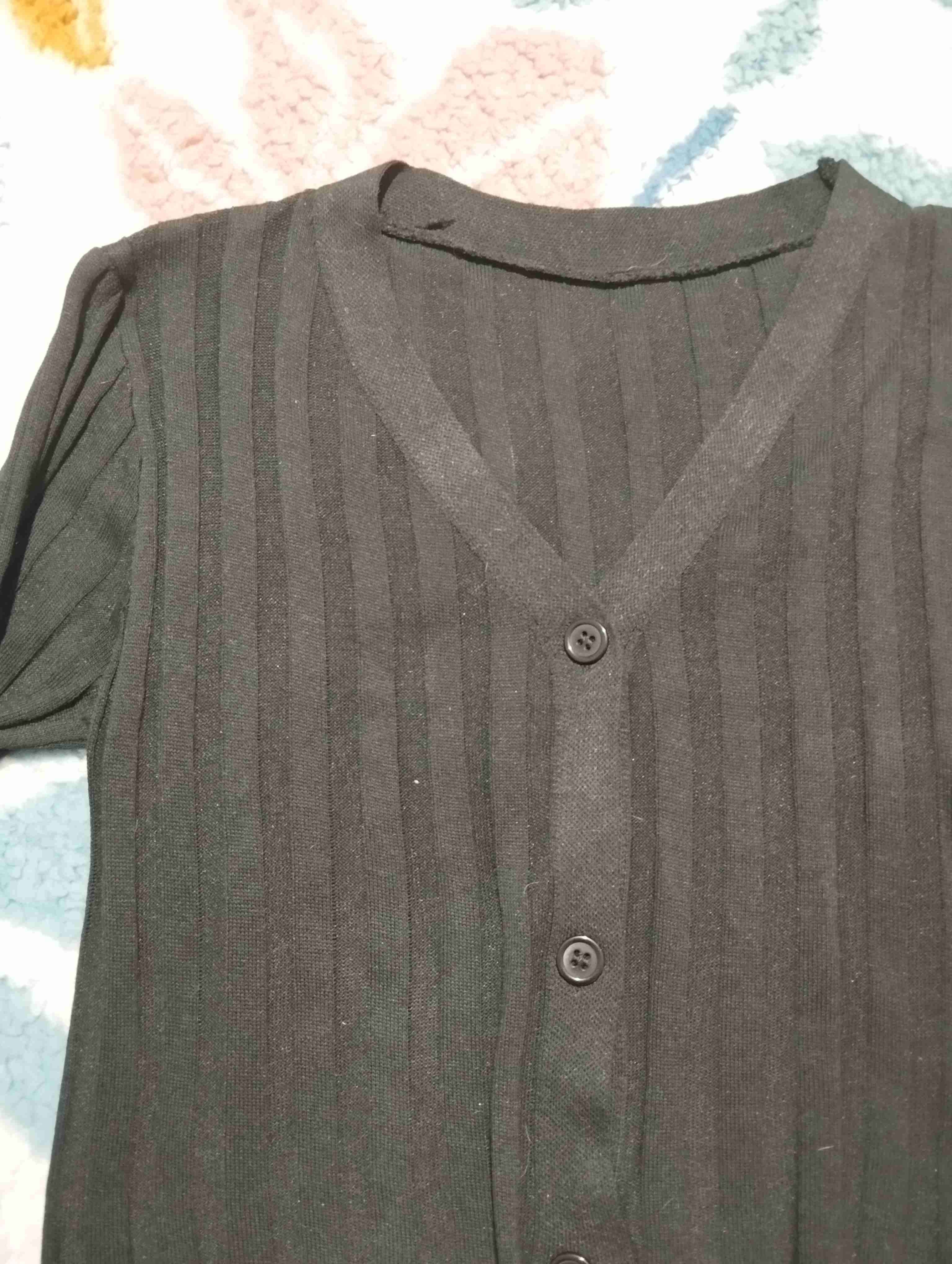 Cárdigan negro de mujer - miniatura 4