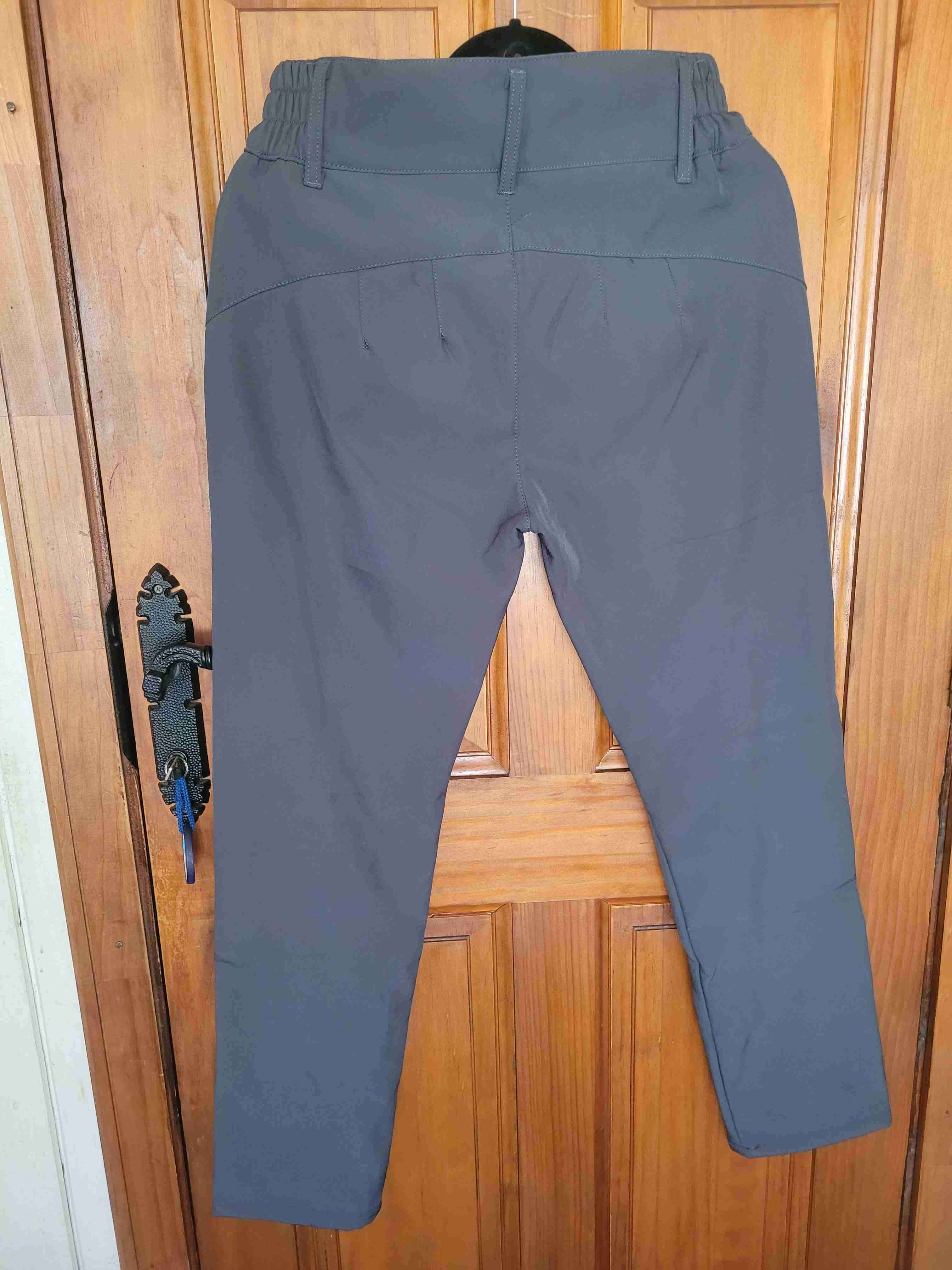 Pantalones grises térmicos con cintura elástica - miniatura 3