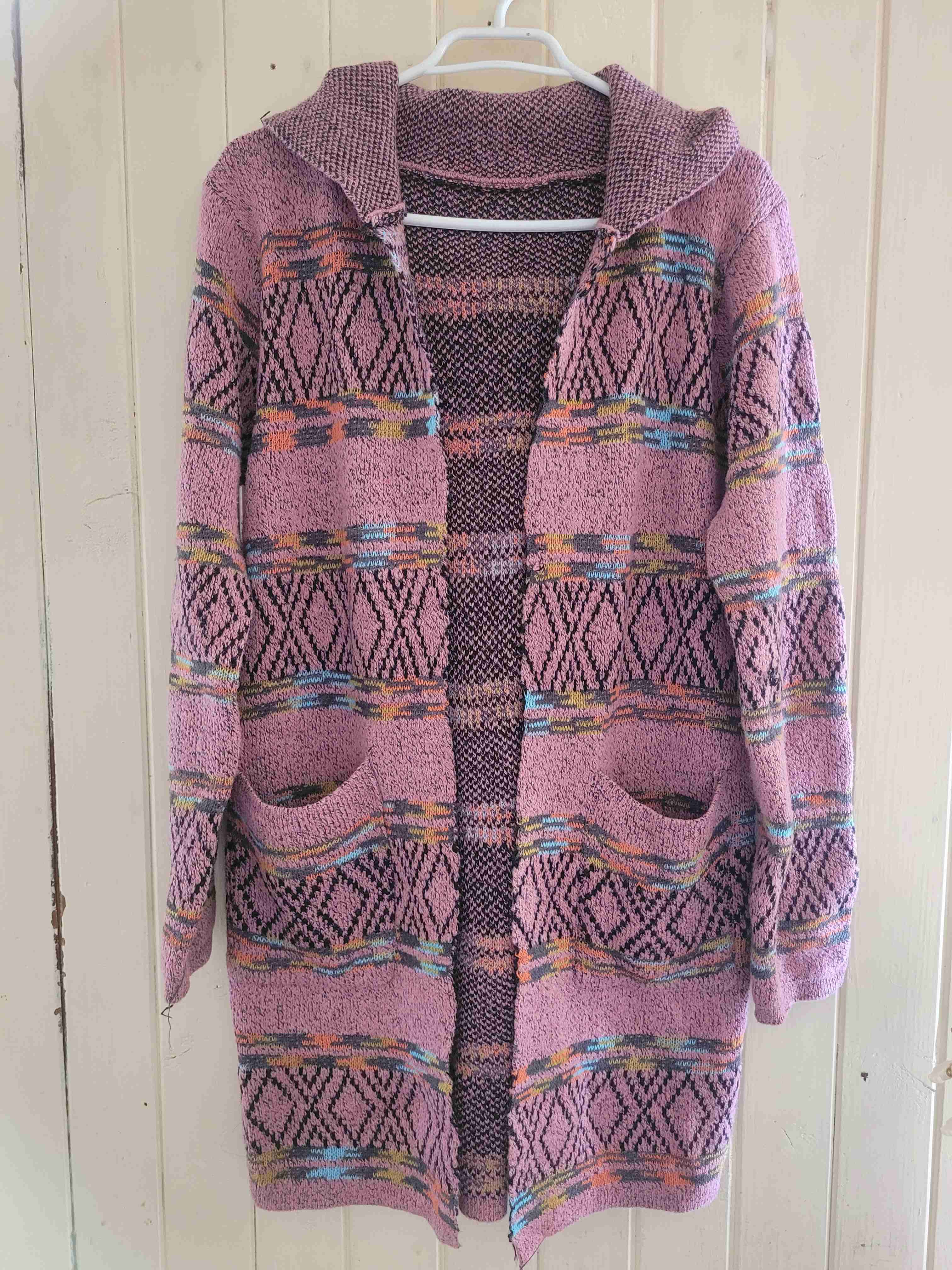 Chaleco tejido colorido L - miniatura 1