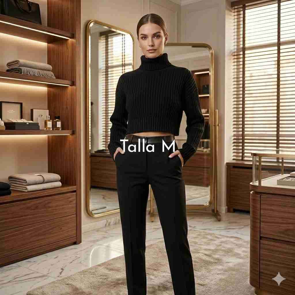 Suéter tejido multicolor - miniatura 6