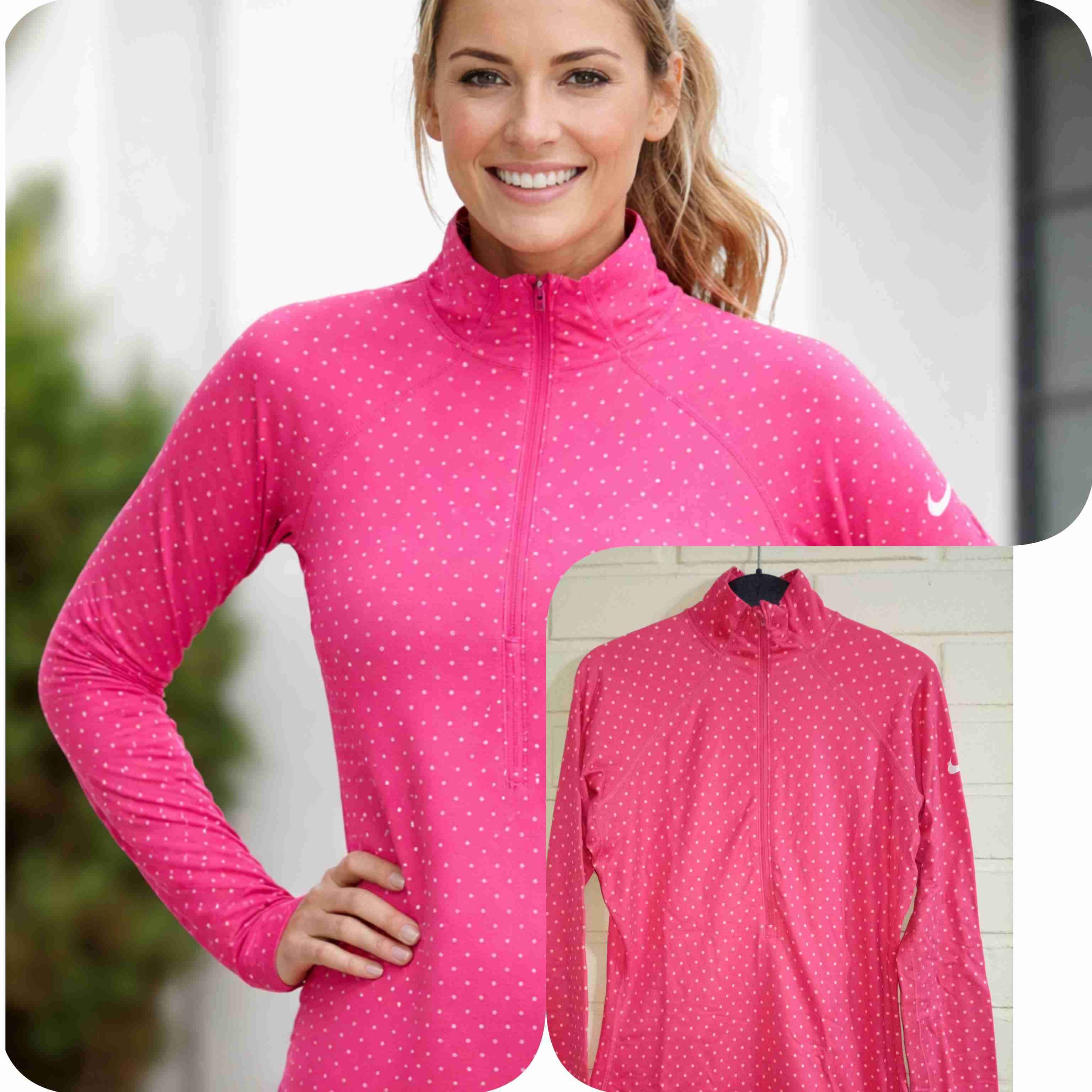 Polerón deportivo rosado - 2