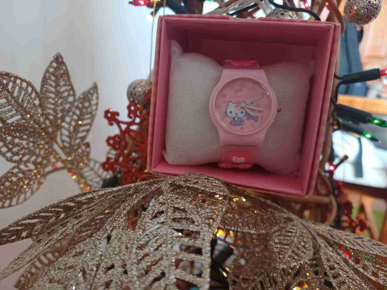 Reloj rosado infantil Hello Kitty - miniatura 1
