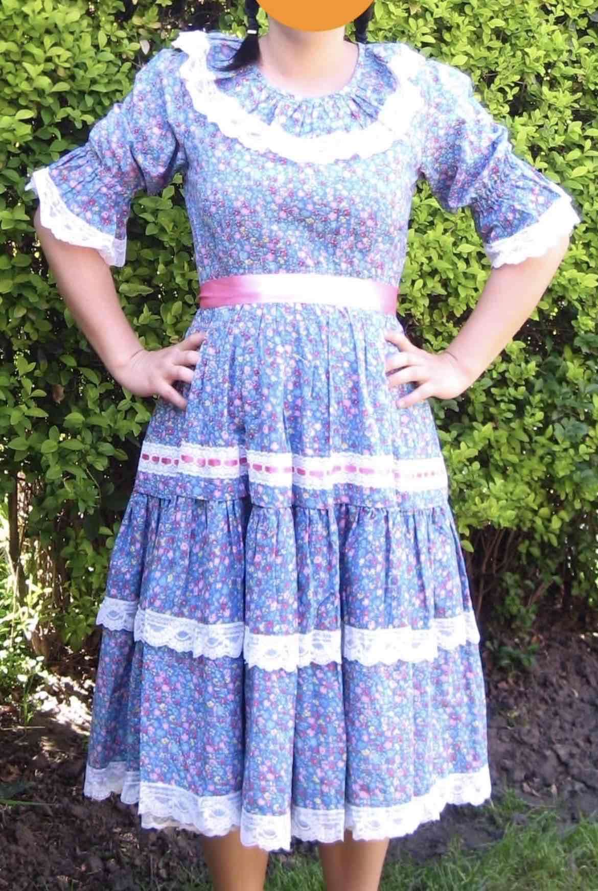 Vestido floral campesino Talla M
