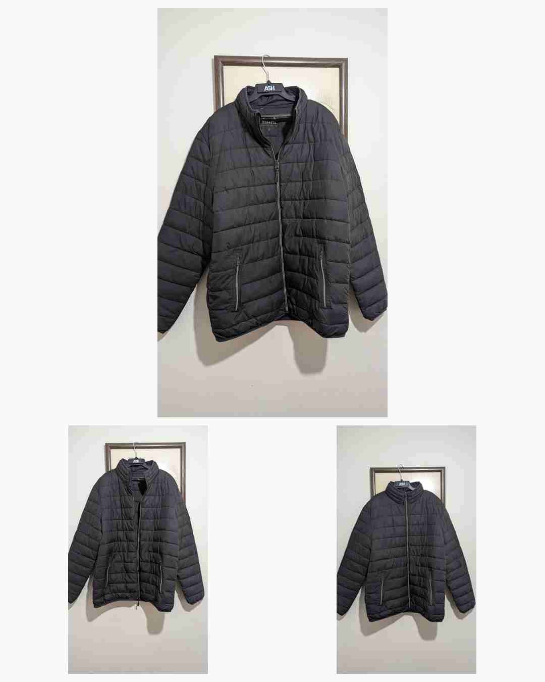 Chaqueta acolchada negra hombre - miniatura 1