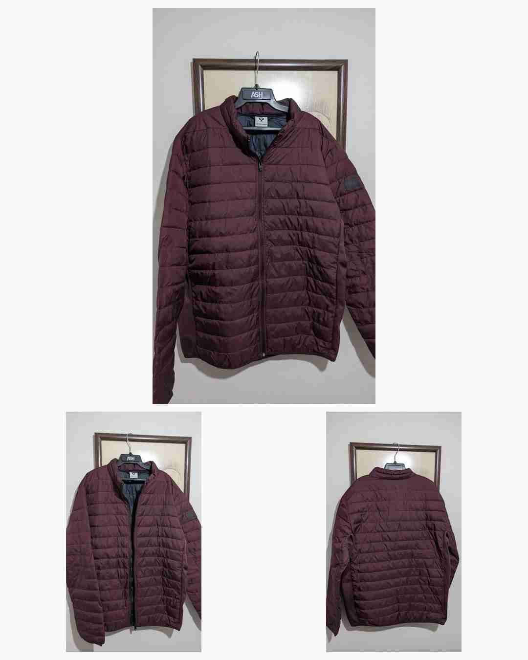 Chaqueta acolchada burdeo - miniatura 1