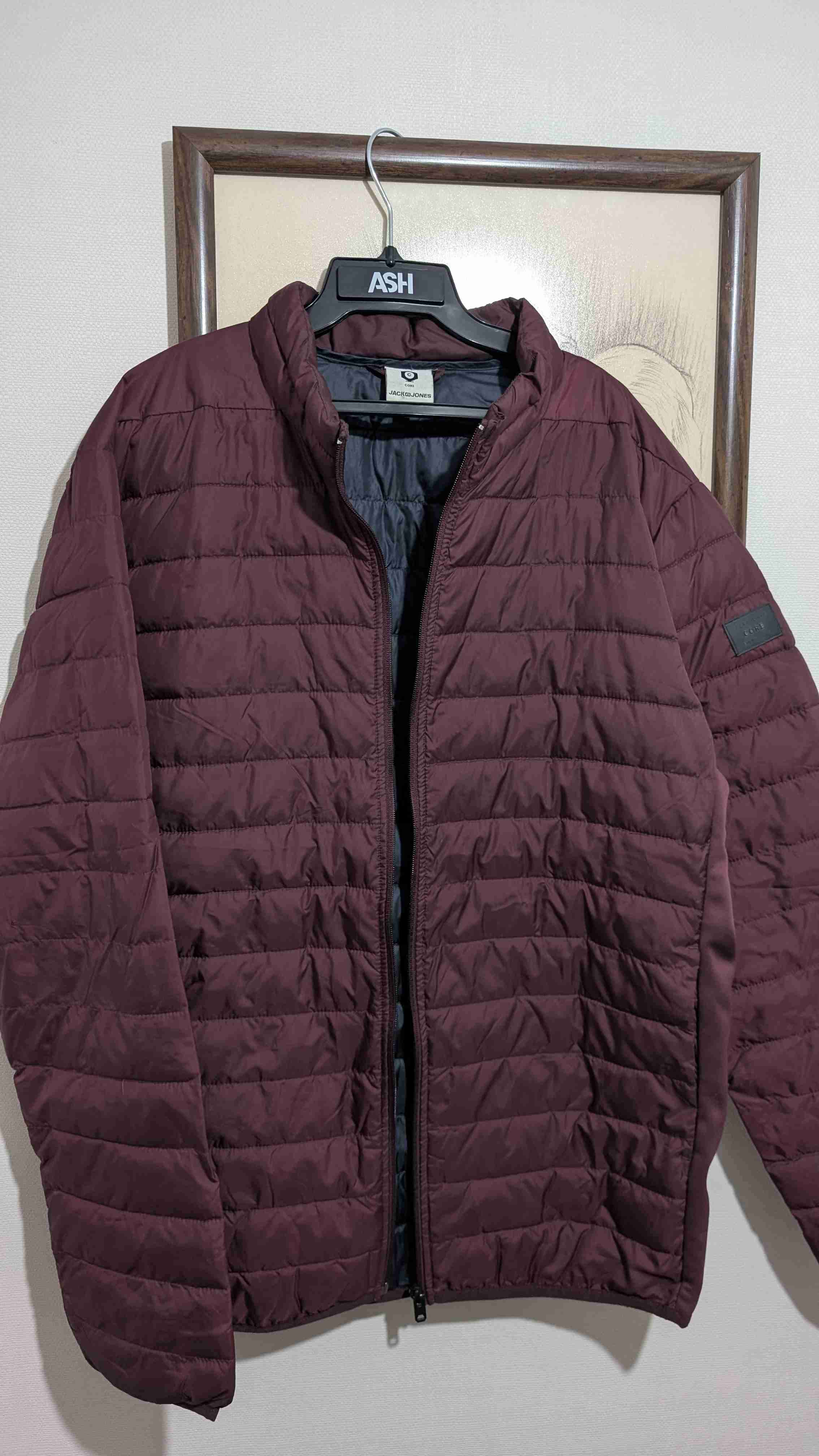 Chaqueta acolchada burdeo - miniatura 3