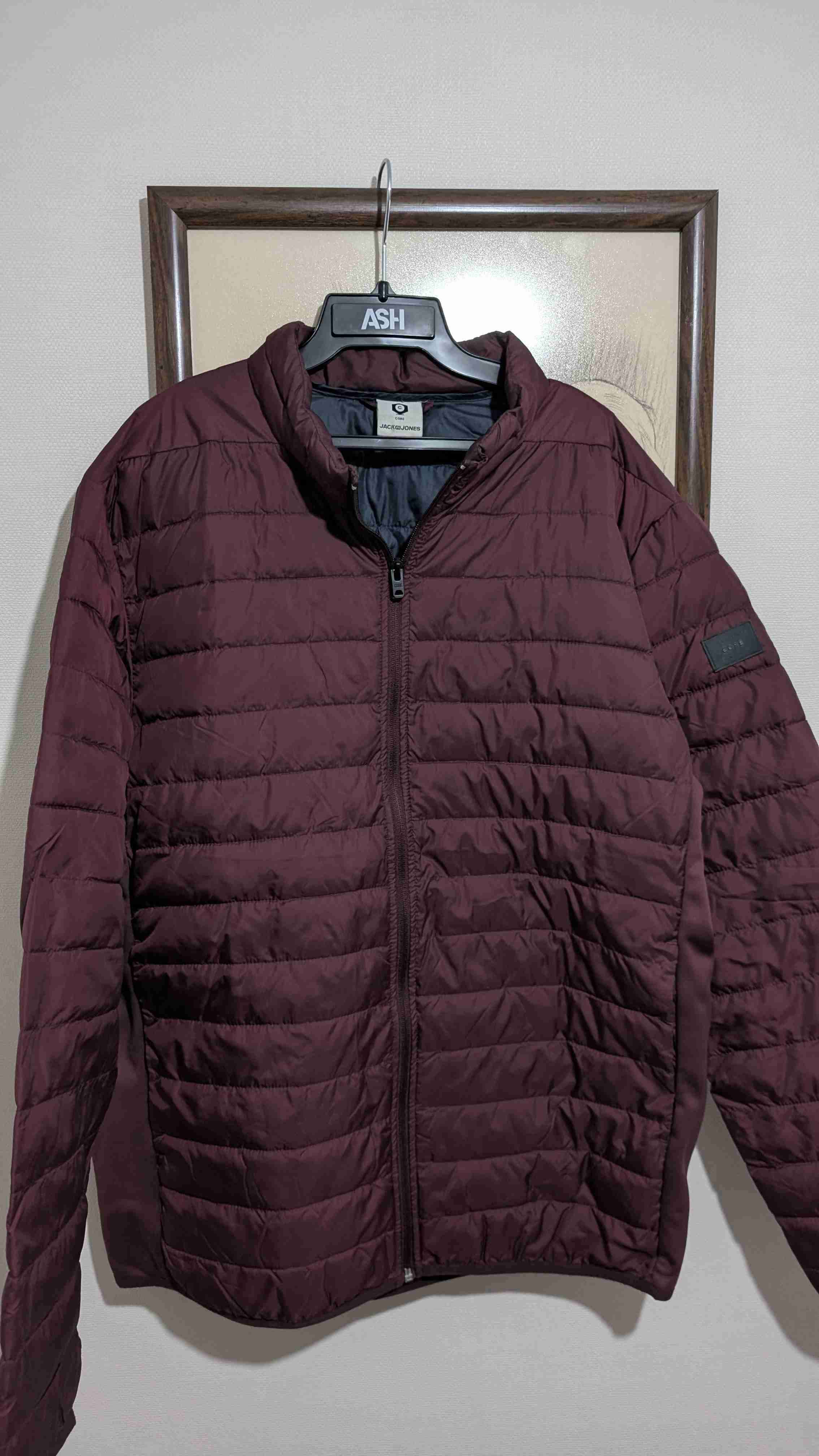 Chaqueta acolchada burdeo - miniatura 4