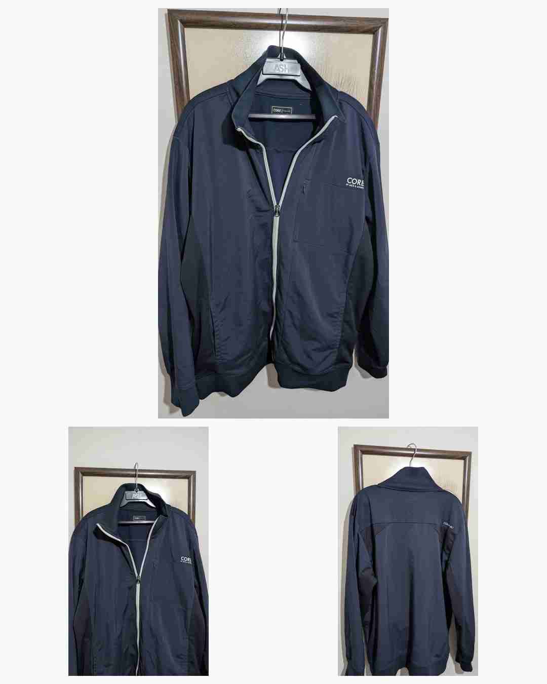 Chaqueta azul CORE con cierre - miniatura 1