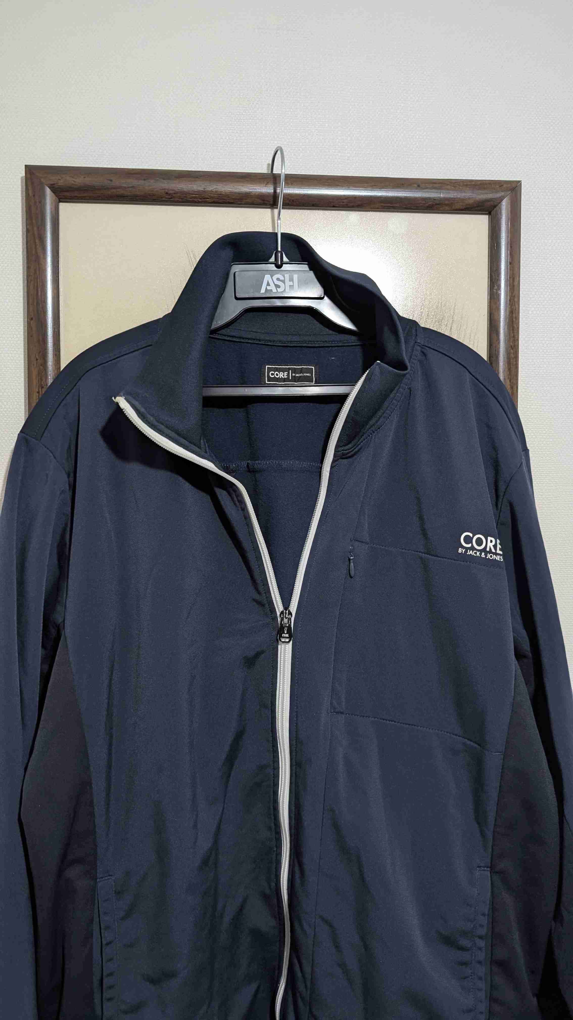 Chaqueta azul CORE con cierre - miniatura 3